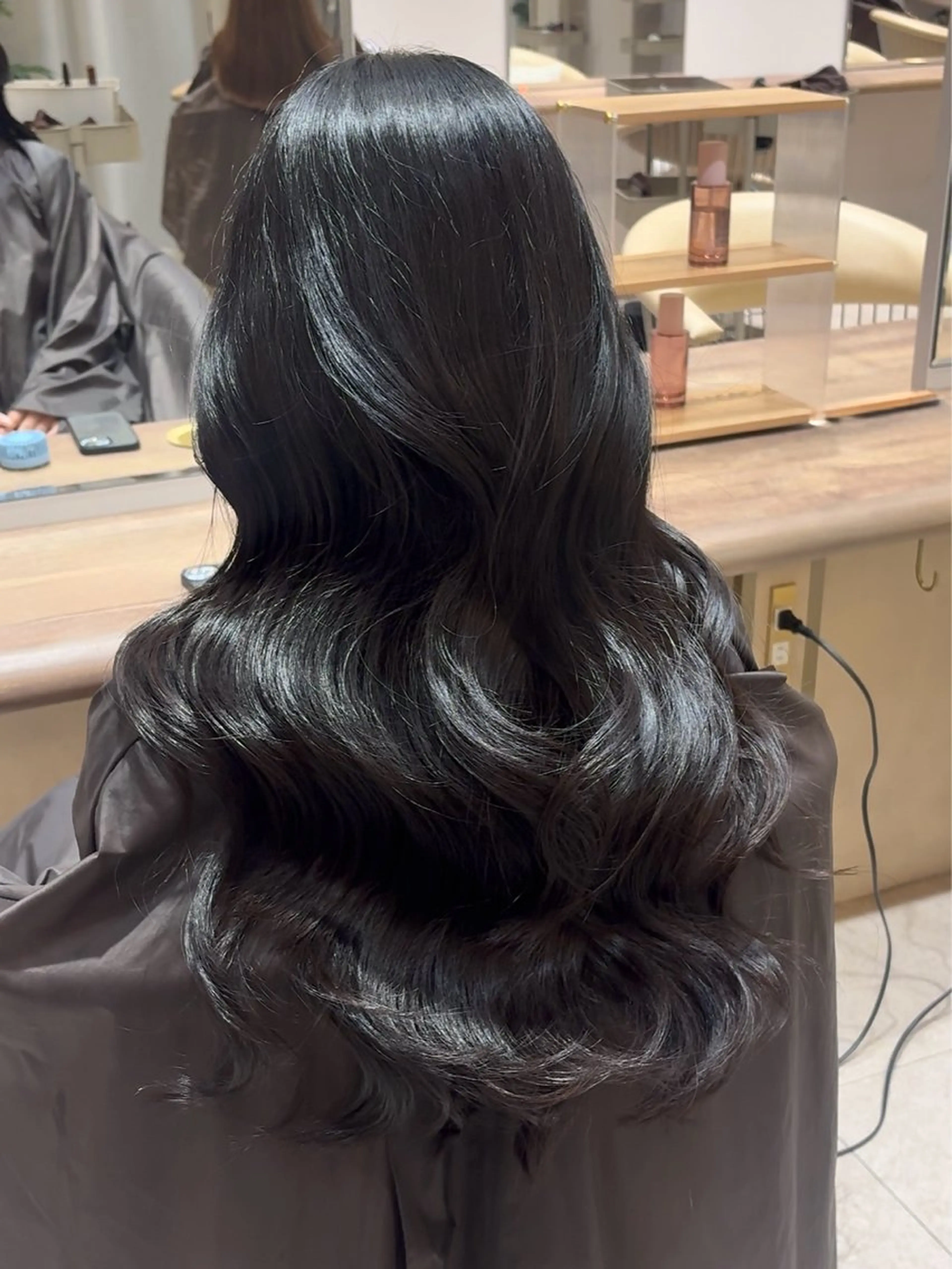 【カットなし】カラー+超音波3stepトリートメントの写真