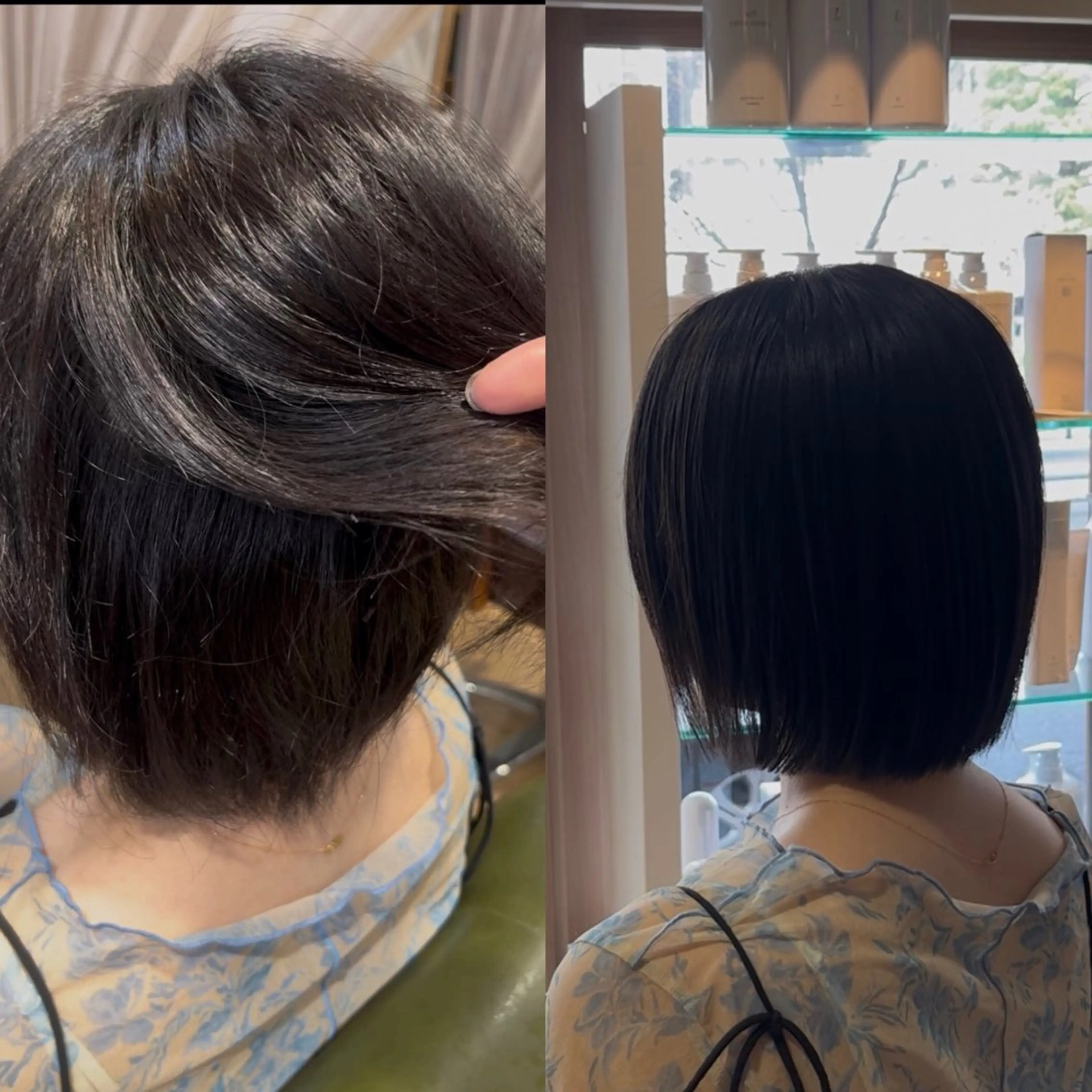 ショート 髪質改善 縮毛矯正 カット 縮毛矯正 トリートメント 渋谷👑艶髪縮毛矯正 曲がる矯正✨ヒガシのヘアスタイル