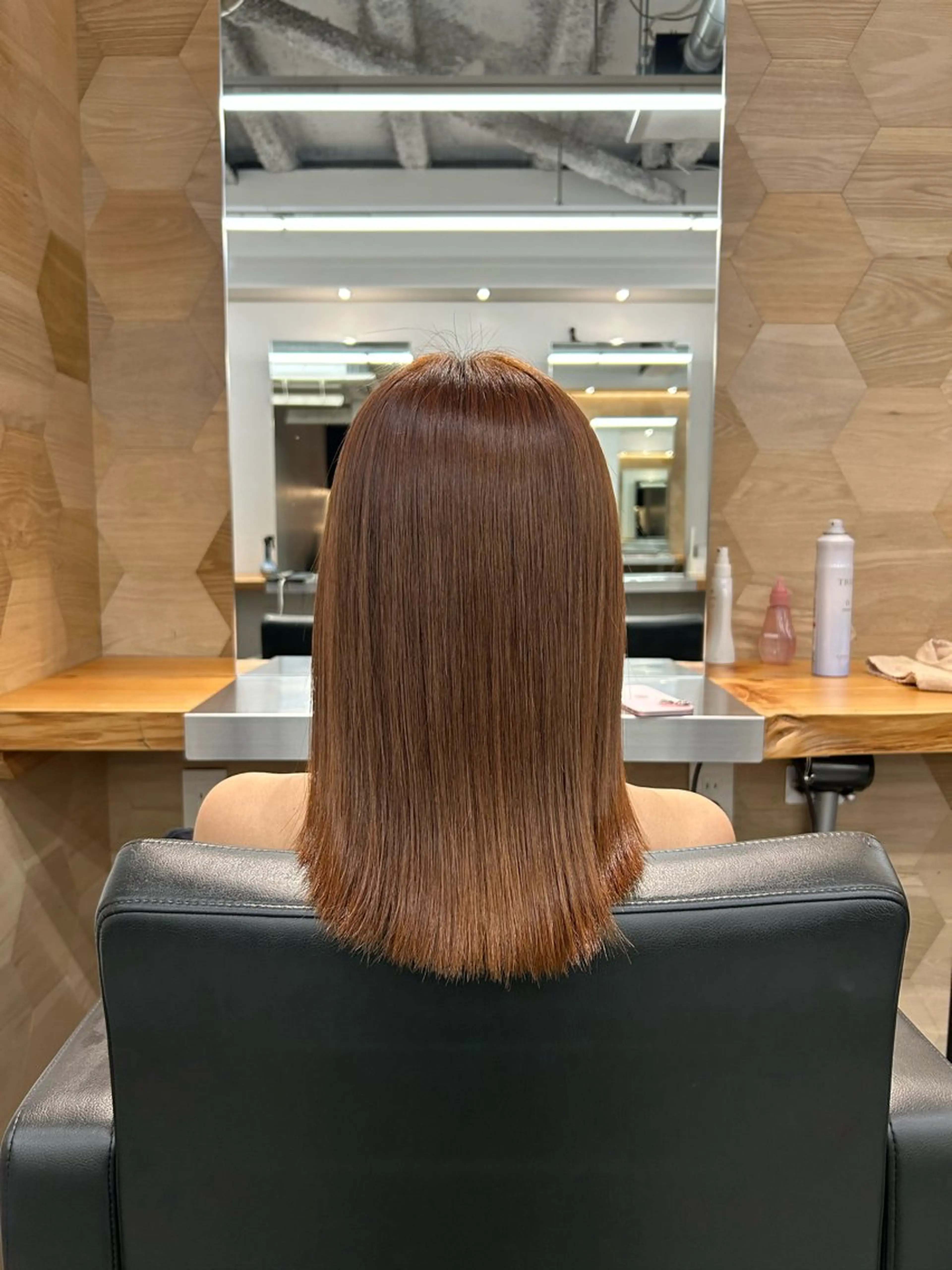 ミディアム パーマ 縮毛矯正 森珀斗/表参道 /ショート/ボブのヘアスタイル