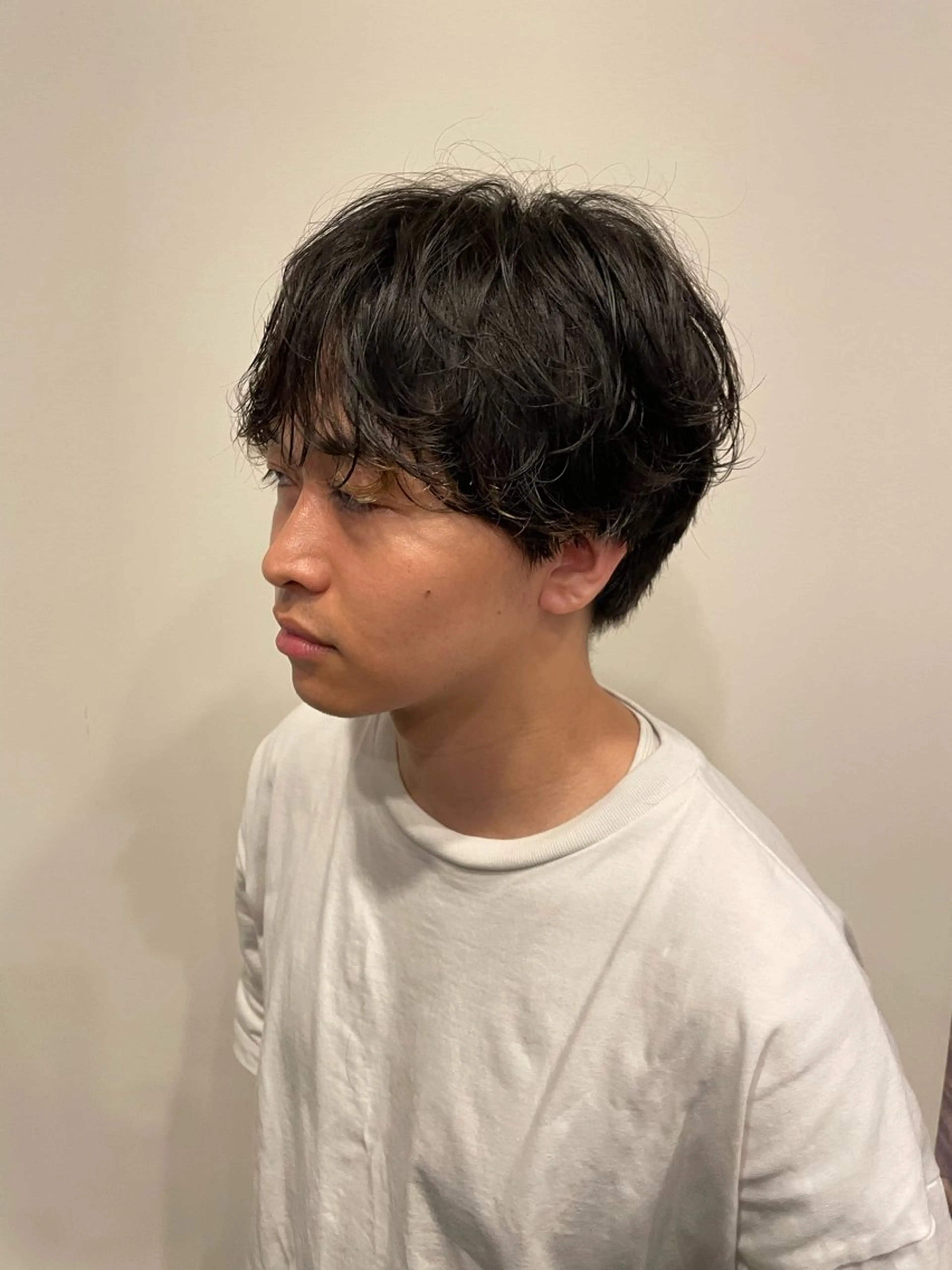 パーマ メンズ メンズパーマ カット パーマ メンズ/透明感カラー しゅうとのヘアスタイル