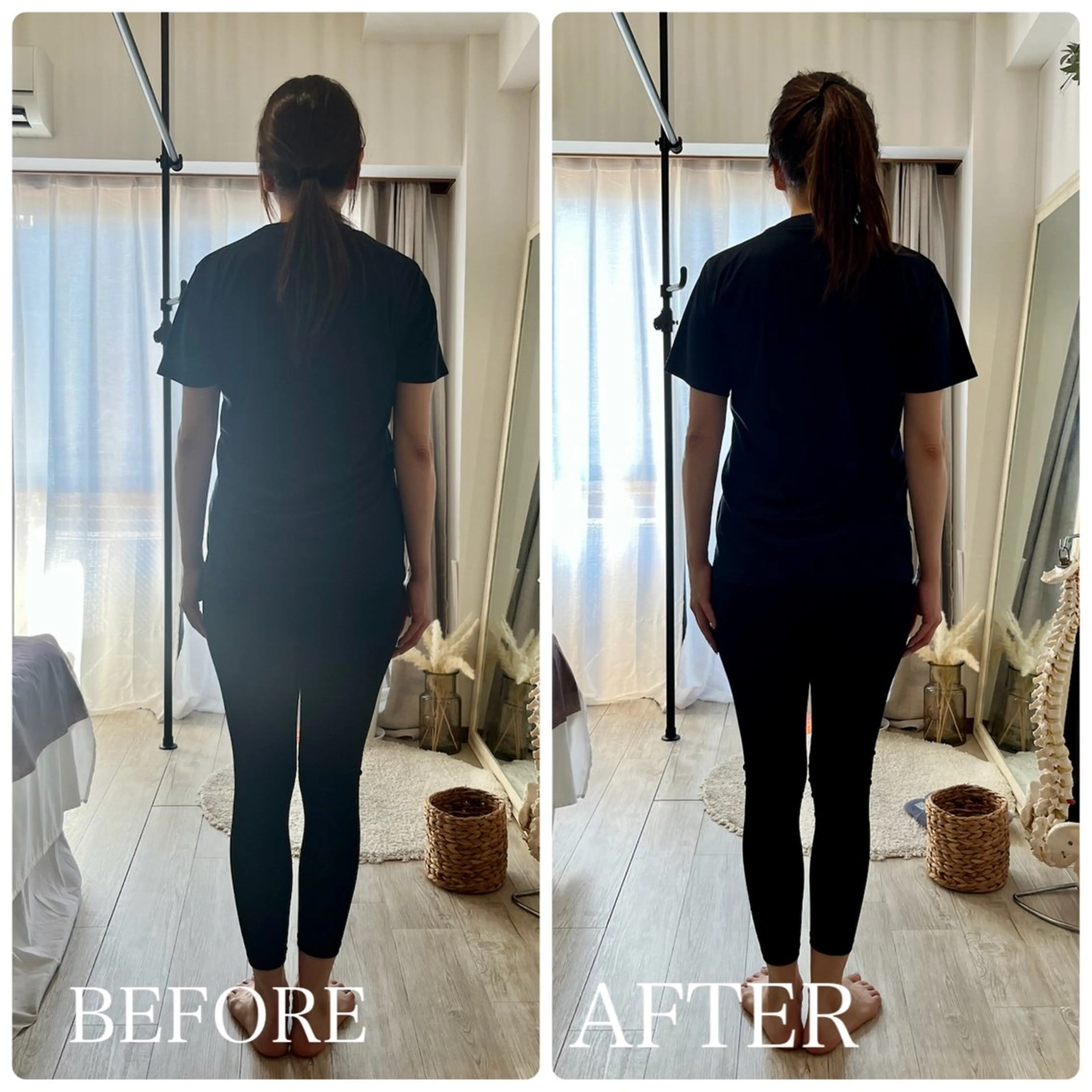 人気NO3【肩凝り腰痛猫背反り腰O脚】骨盤矯正ボディケア60分の写真