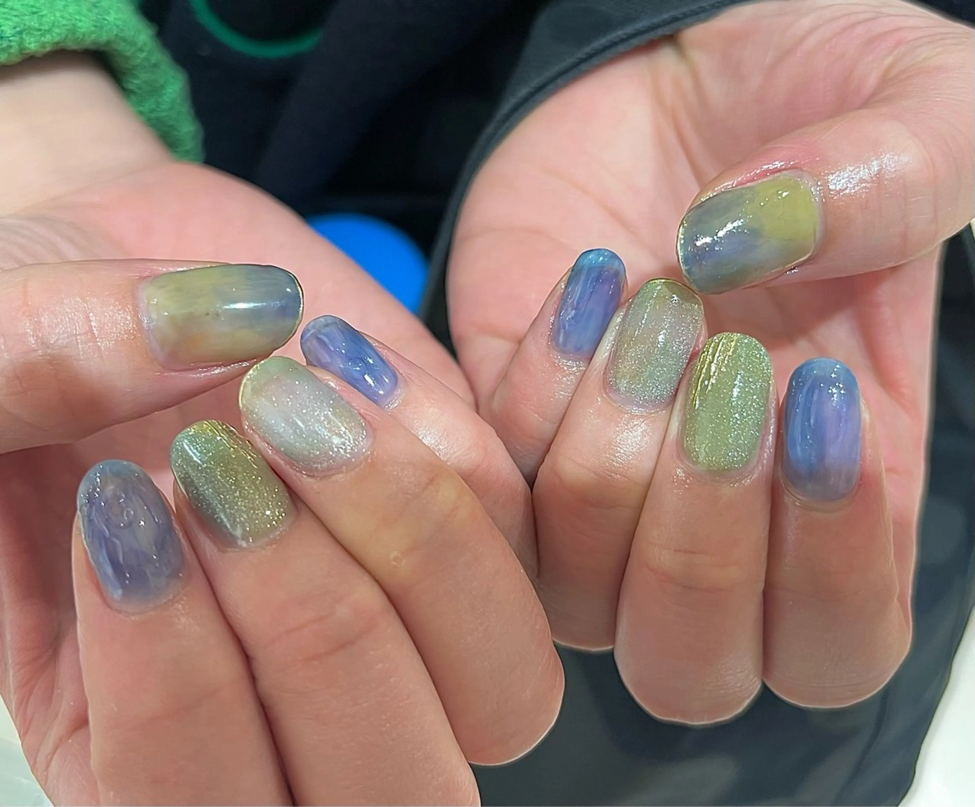 ネイル ゴールド ニュアンスネイル Riry.＊° nailのネイルデザイン