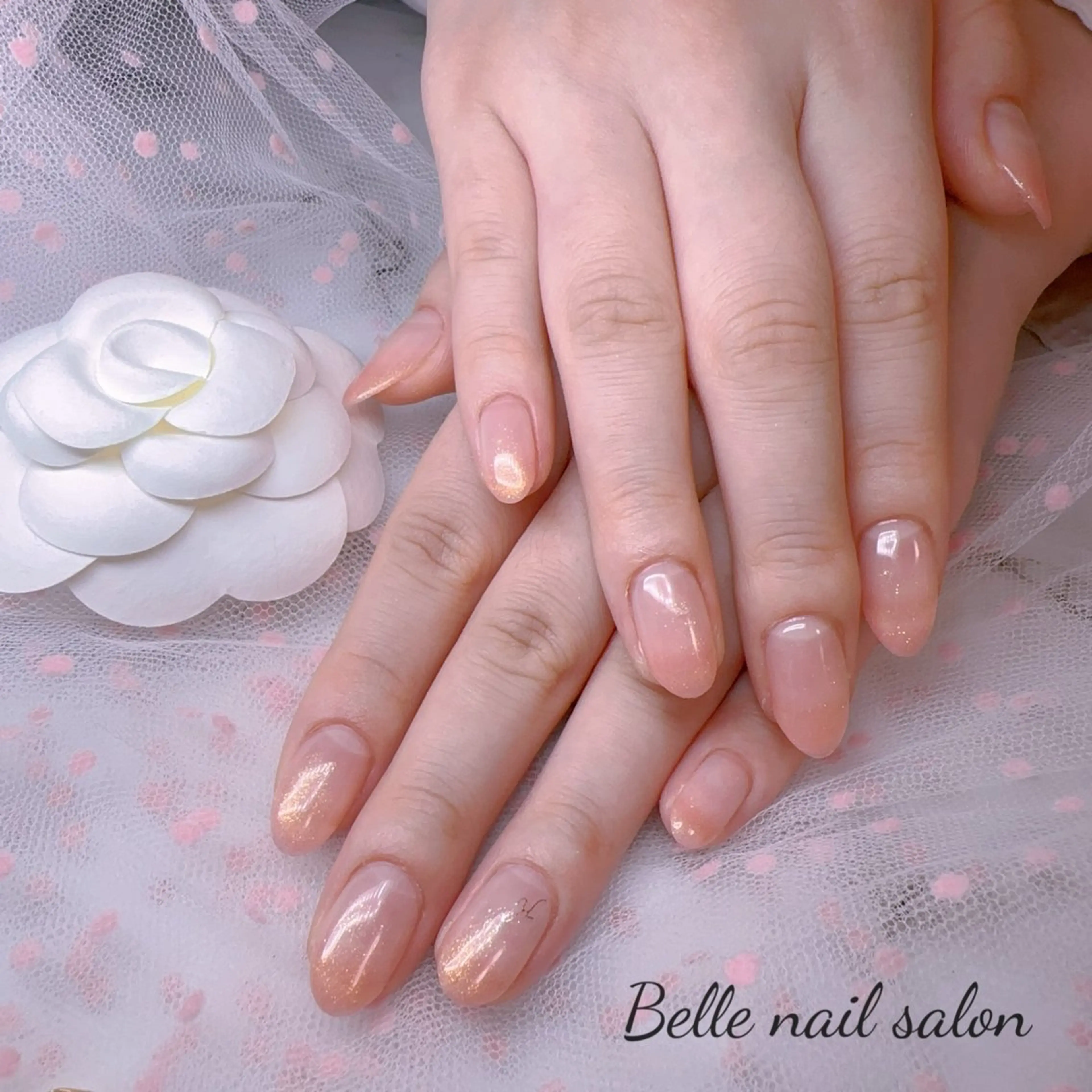 ネイル オーロラネイル フットネイル 韓国ネイル ラメ(グリッター) ラメグラデーション ハンドネイル Belle nail salon 新小岩のネイルデザイン