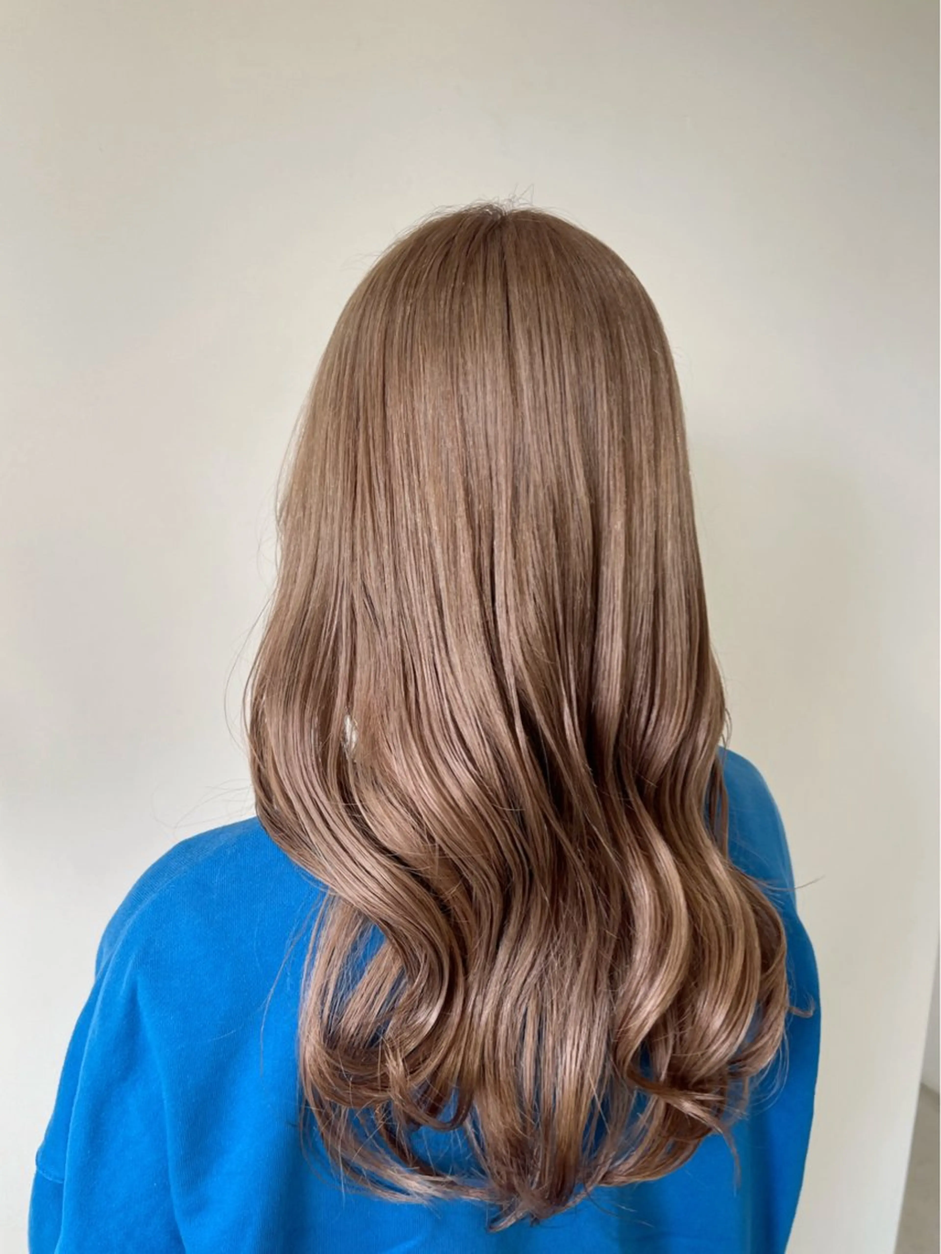 ロング カラー ベージュカラー ミルクティーベージュ カット ヘアカラー 🤎大人可愛い/ Rinka🤎のヘアスタイル