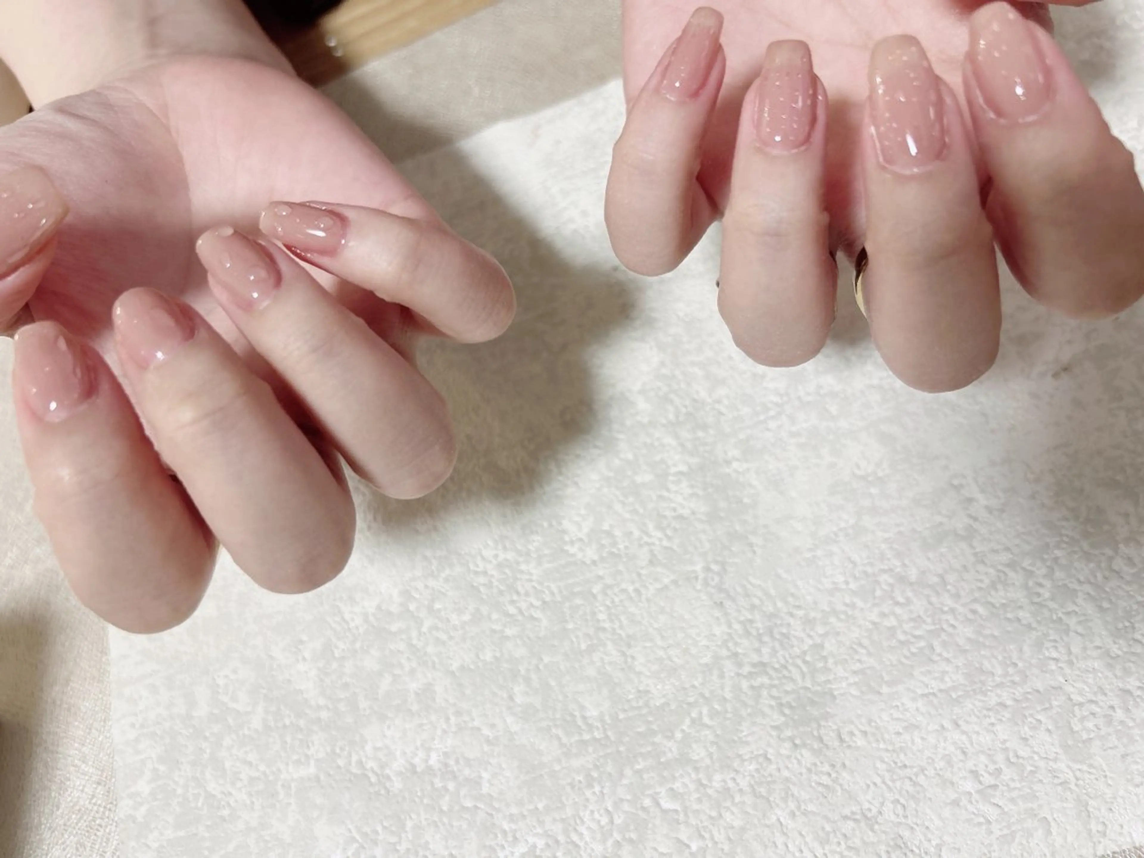 ネイル オーロラネイル フットネイル フレンチネイル ジェルネイル 韓国ネイル ハンドネイル mogunail &blowのネイルデザイン