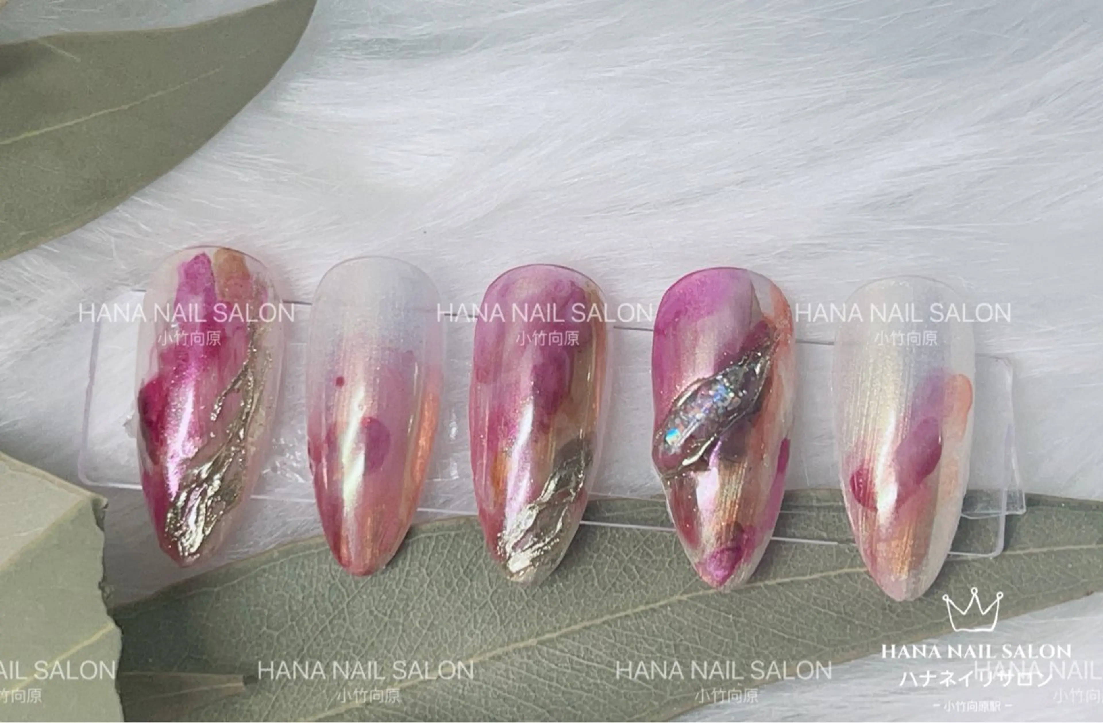 ネイル ニュアンスネイル HANA ART NAIL SALONのネイルデザイン