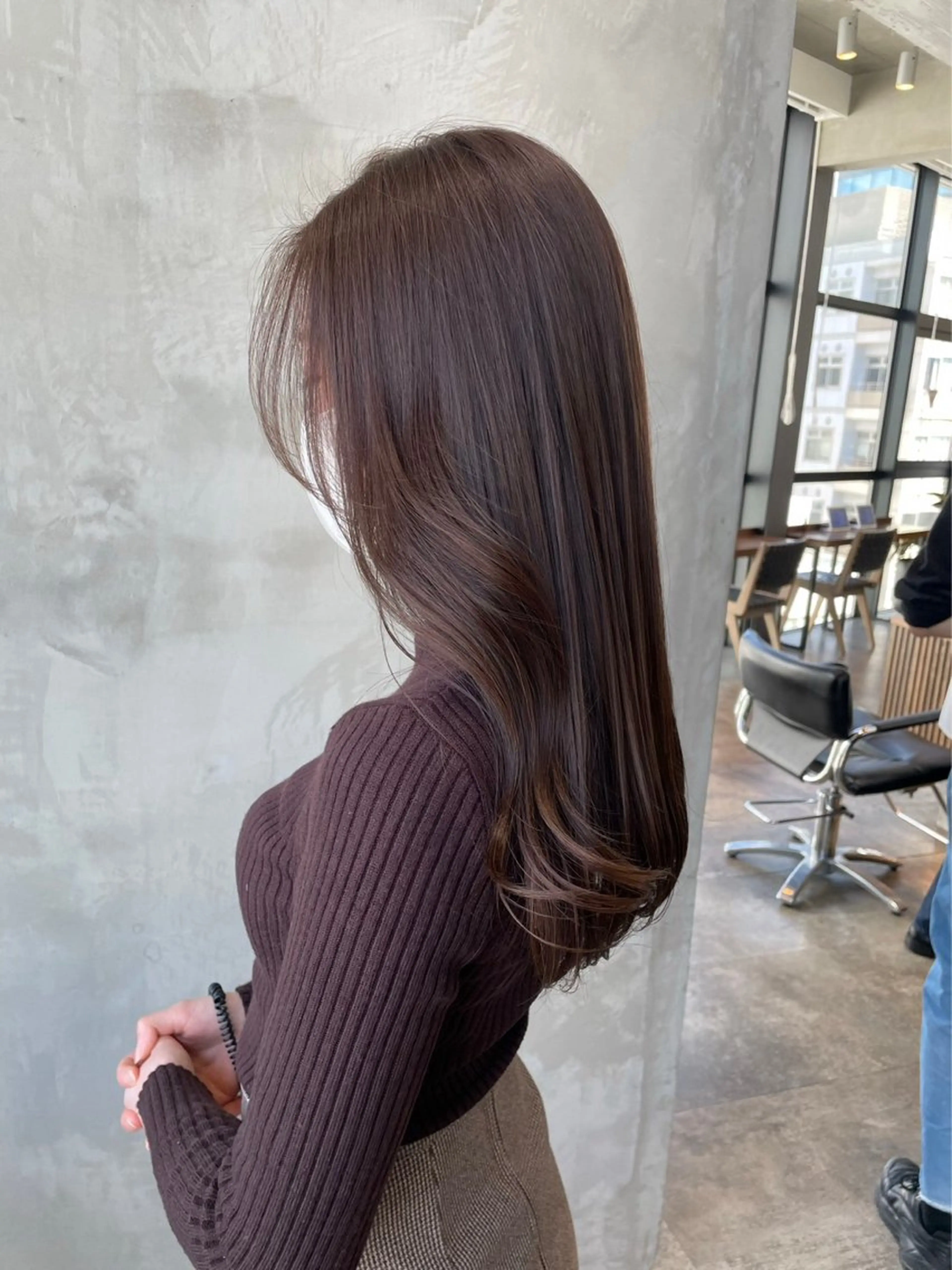 ロング カラー 天神/韓国レイヤー /髪質改善/ココロのヘアスタイル