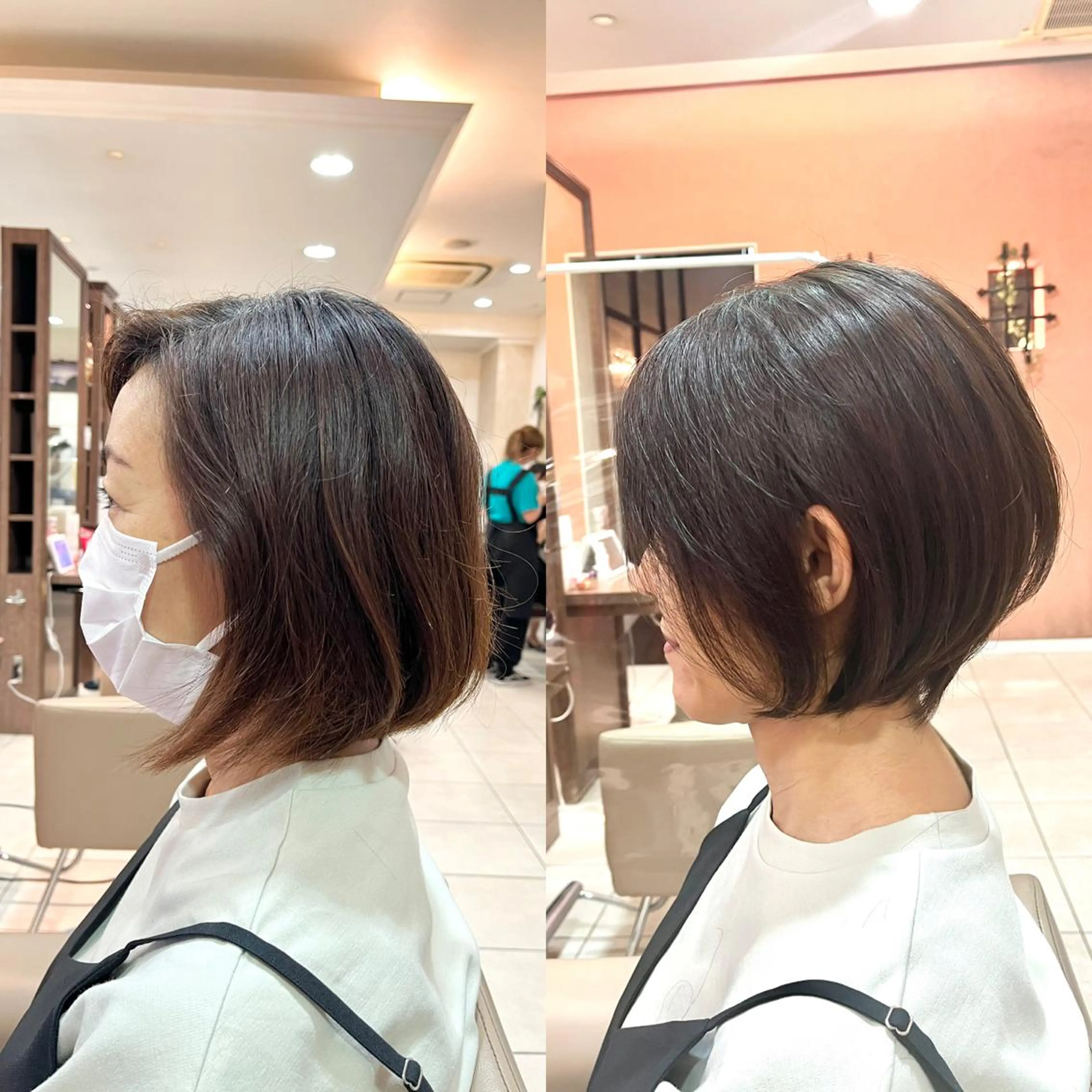 ショート ショートボブ ハンサムショート ボブ くびれヘア ハイライト カット ヘアカラー トリートメント 《大人気髪質改善》 プログレス国分寺店のヘアスタイル