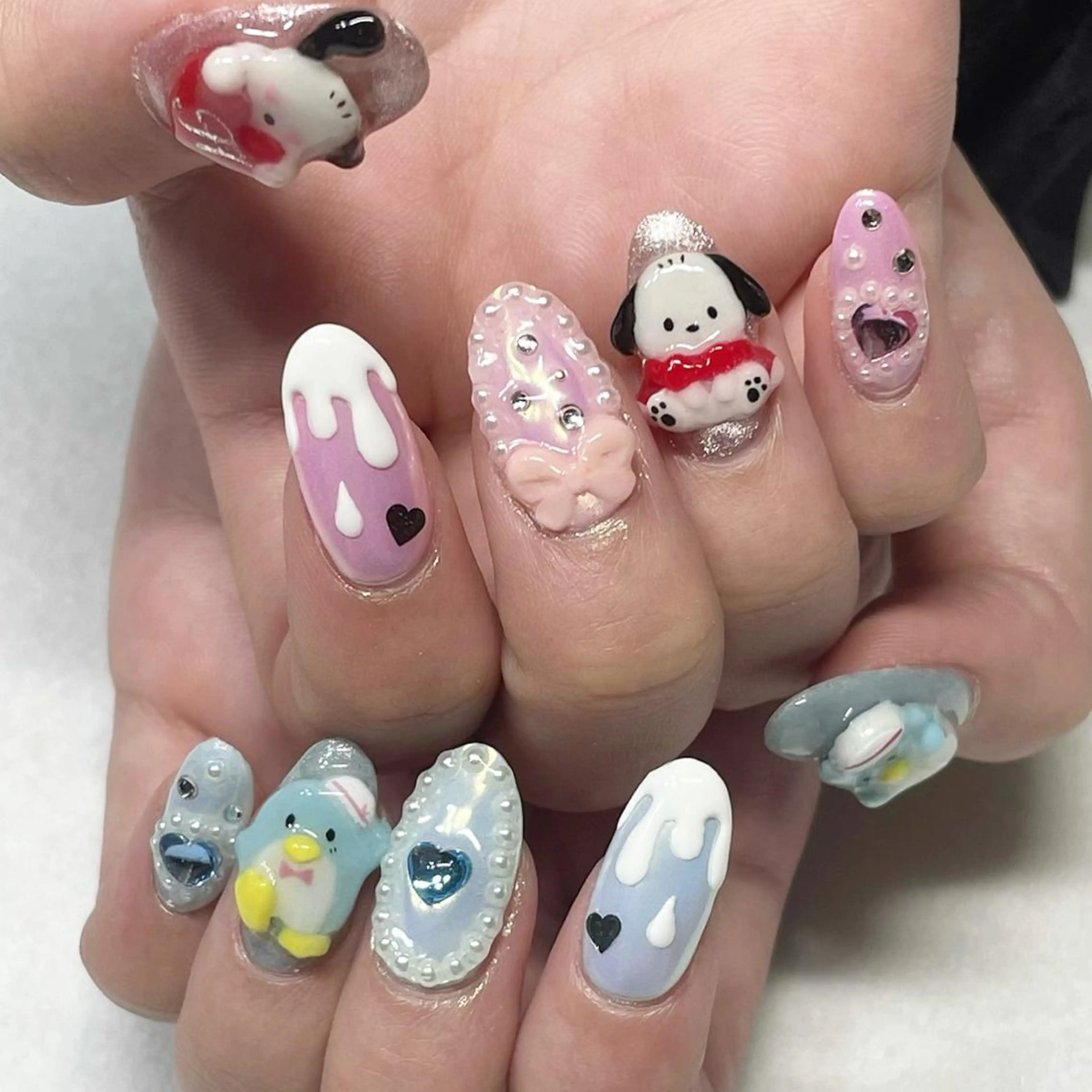 ネイル ハート 東 千夏のネイルデザイン