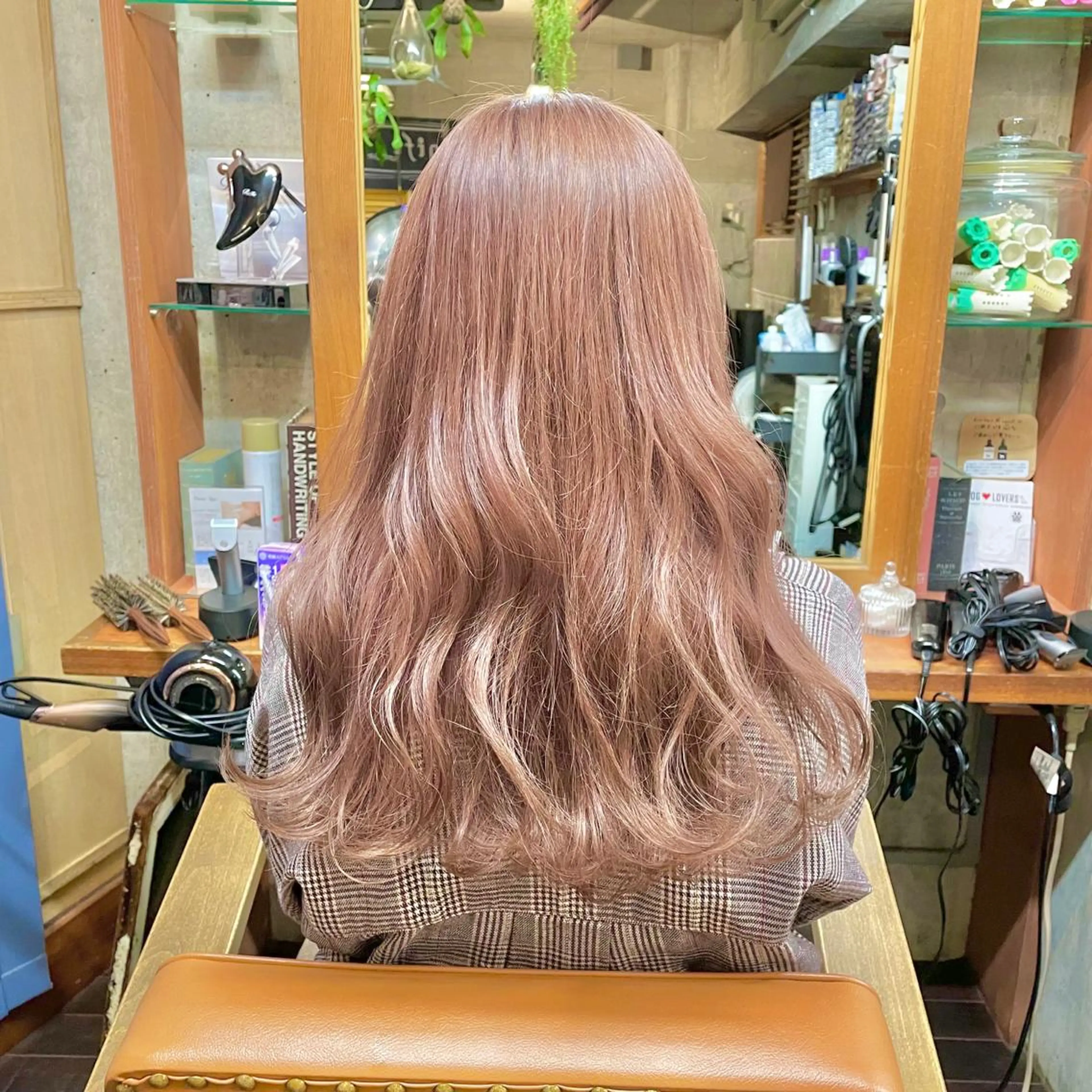 カラー ベージュカラー ピンクカラー ピンクベージュ 🫧BUBBLES 新所沢　かとうゆきのヘアスタイル