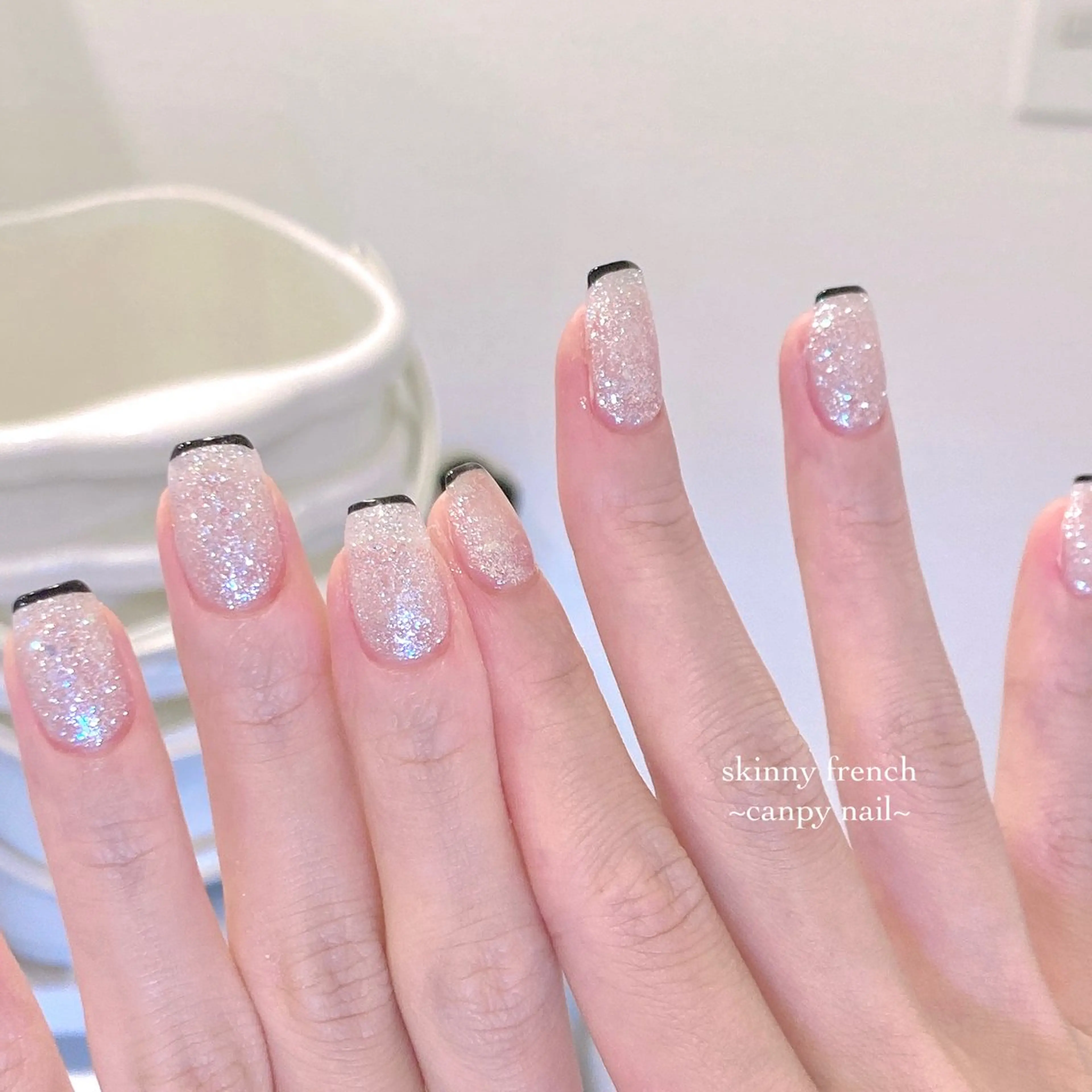 ネイル ハンドネイル 韓国ネイル/ワンホン ネイル🎀表参道3分のネイルデザイン