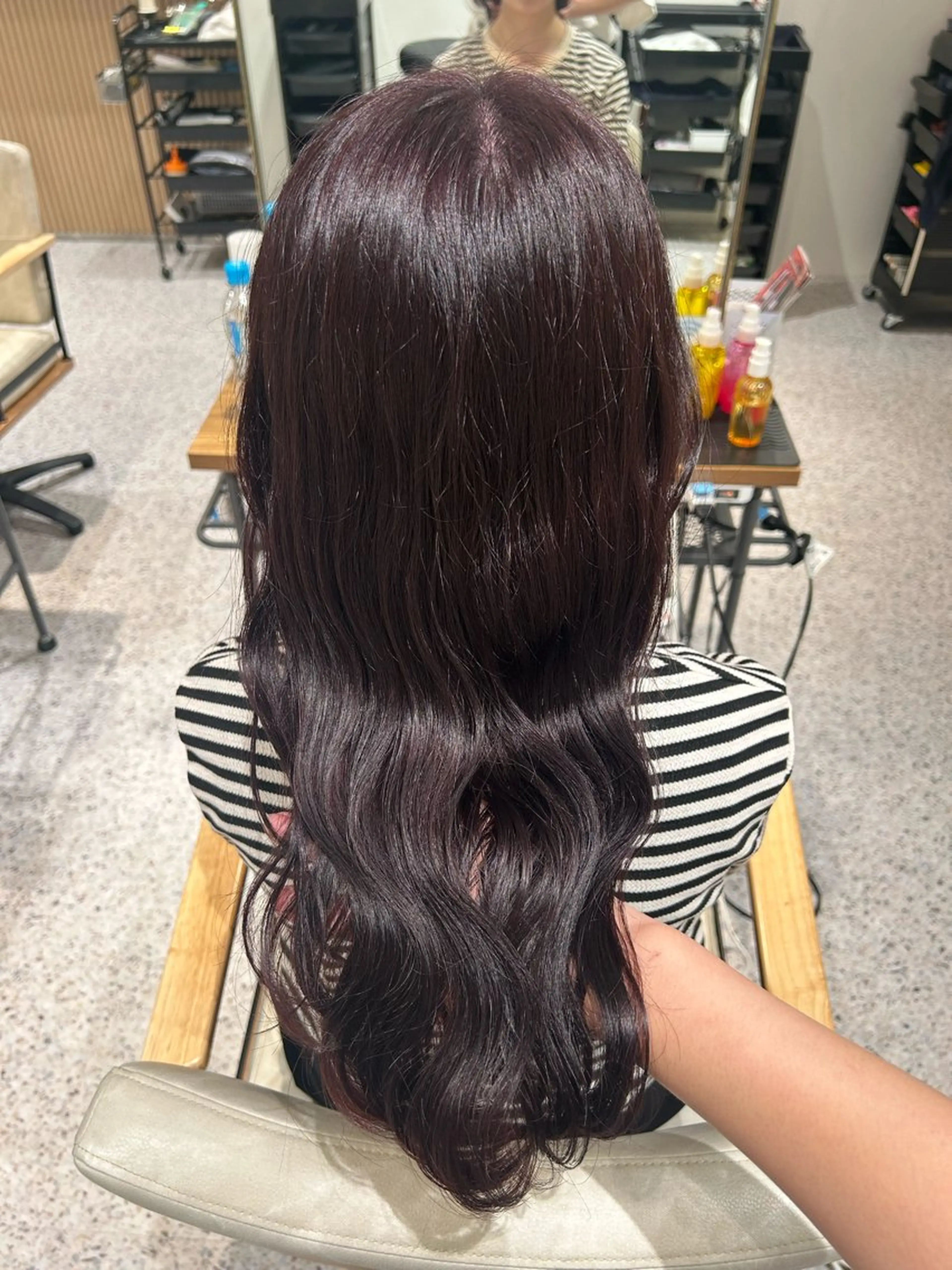 ロング ピンクラベンダー ヘアカラー hair&eye🎀 /momoKaのヘアスタイル