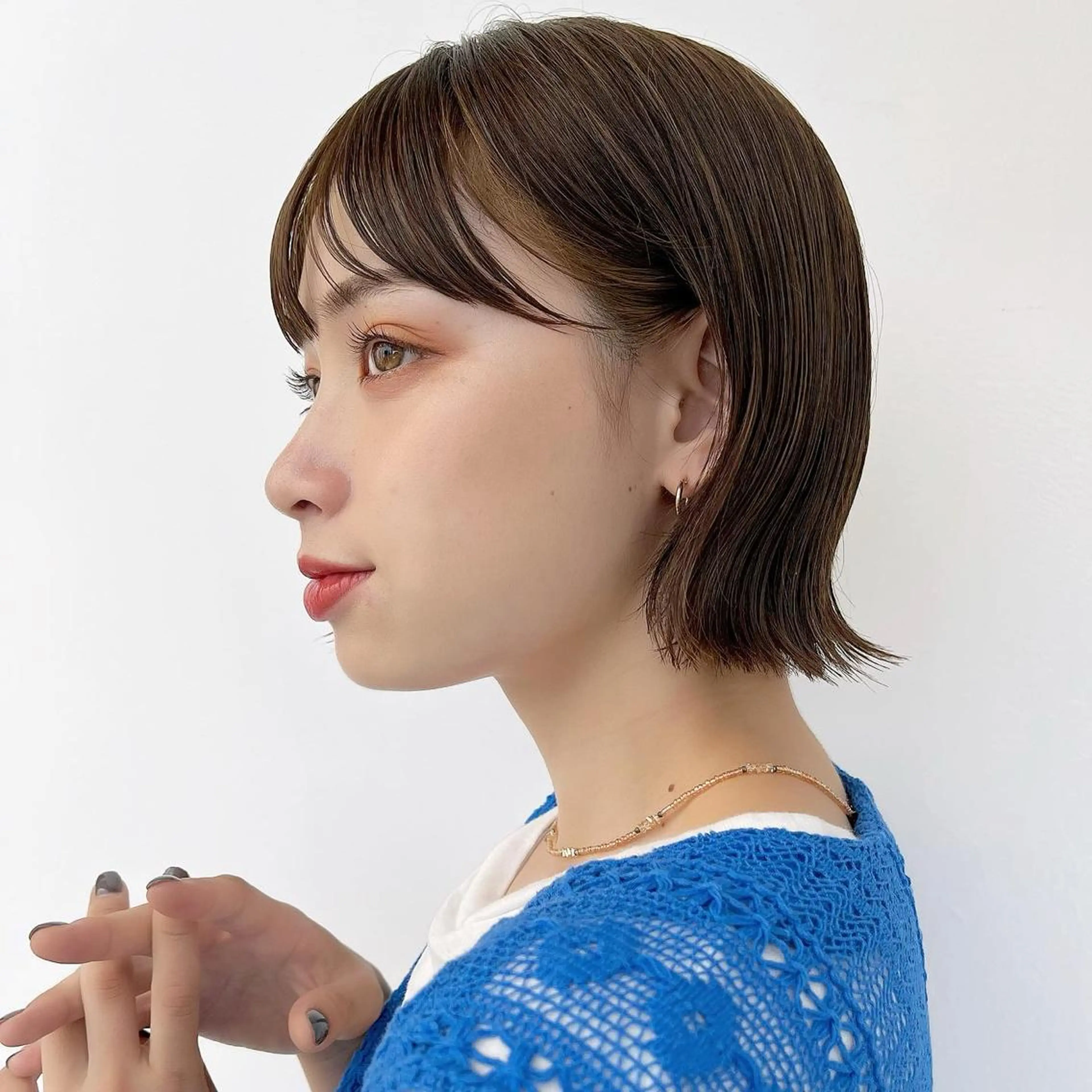 ショート 🌱ボブ/レイヤー/ ベージュ/あやみ✨のヘアスタイル