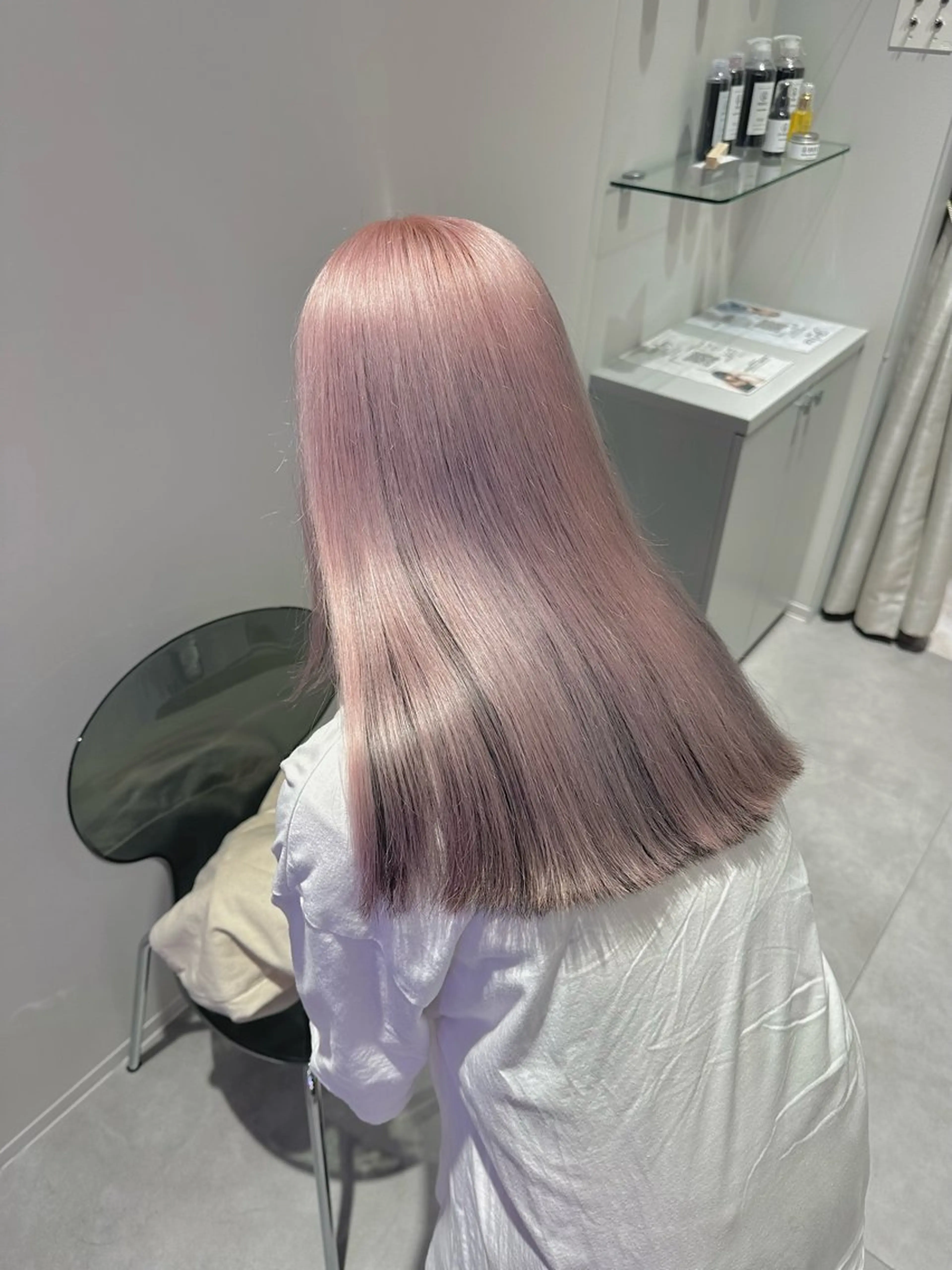 ロング カラー ヘアカラー トリートメント 🦄ハイトーンカラー 🦄まるおしょうのヘアスタイル