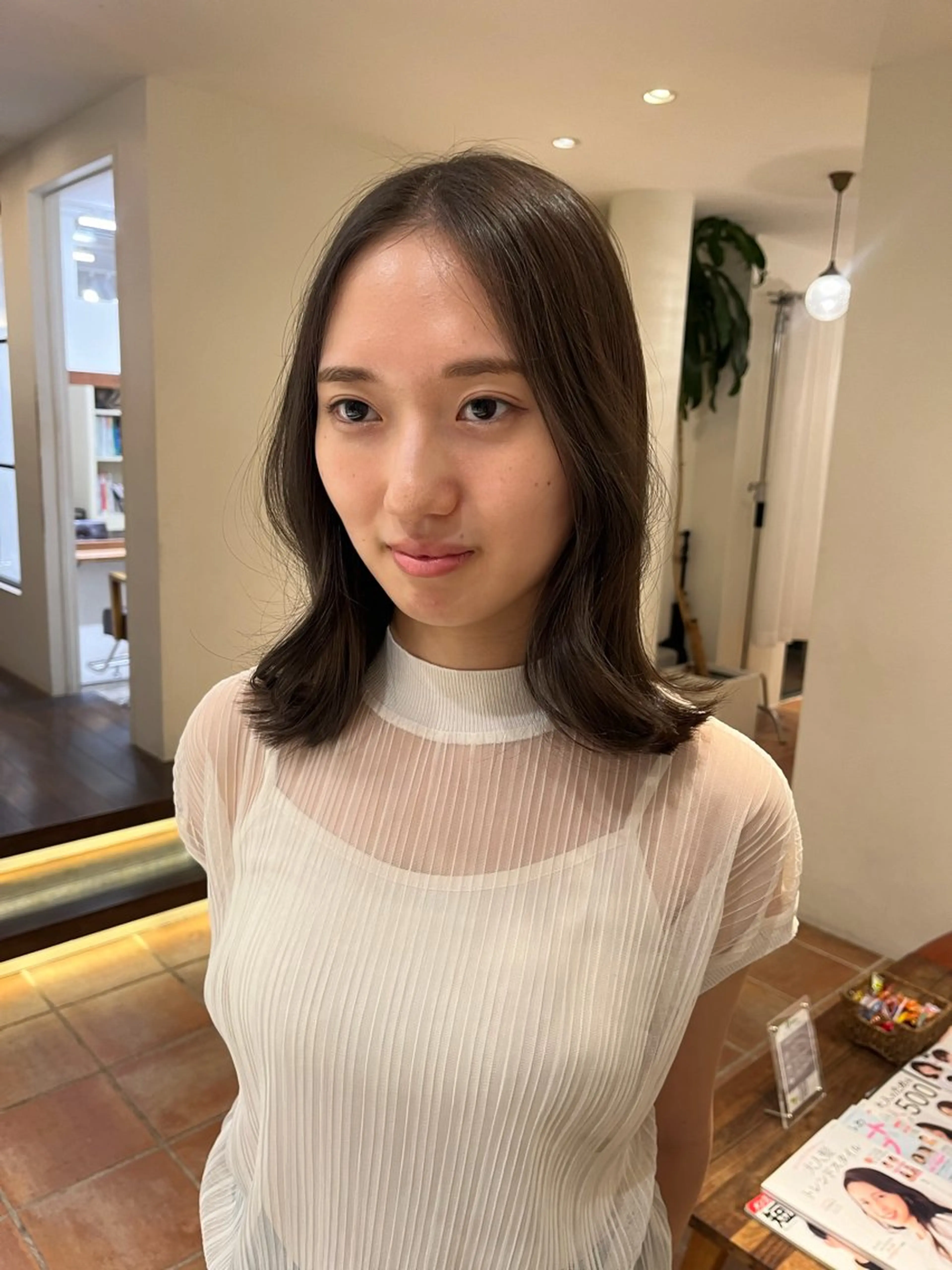 ミディアム るな/暖色、 ベージュカラー🎀のヘアスタイル
