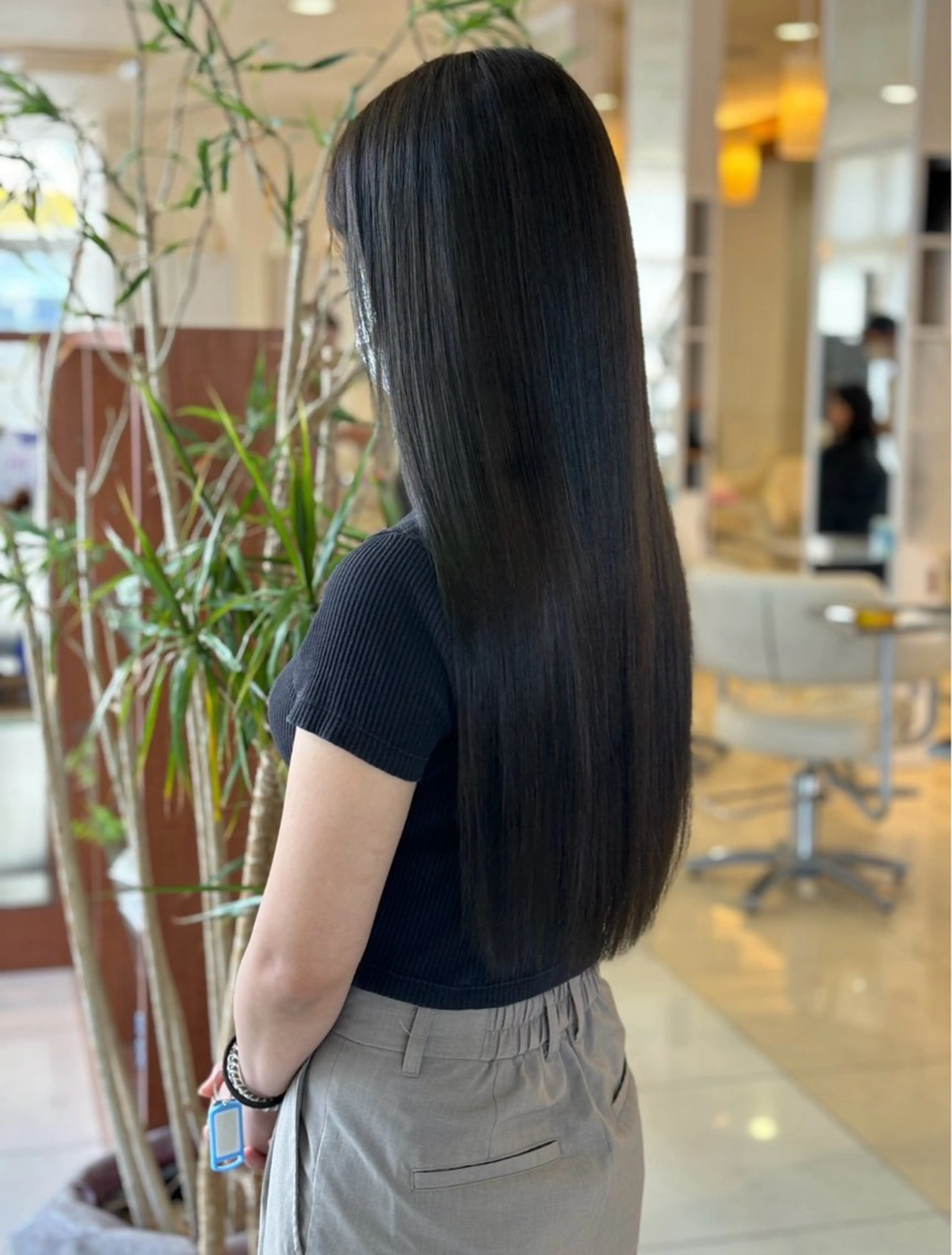 カラー 髪質改善 ヘアカラー トリートメント 💖透明感カラー 板倉百花💖のヘアスタイル