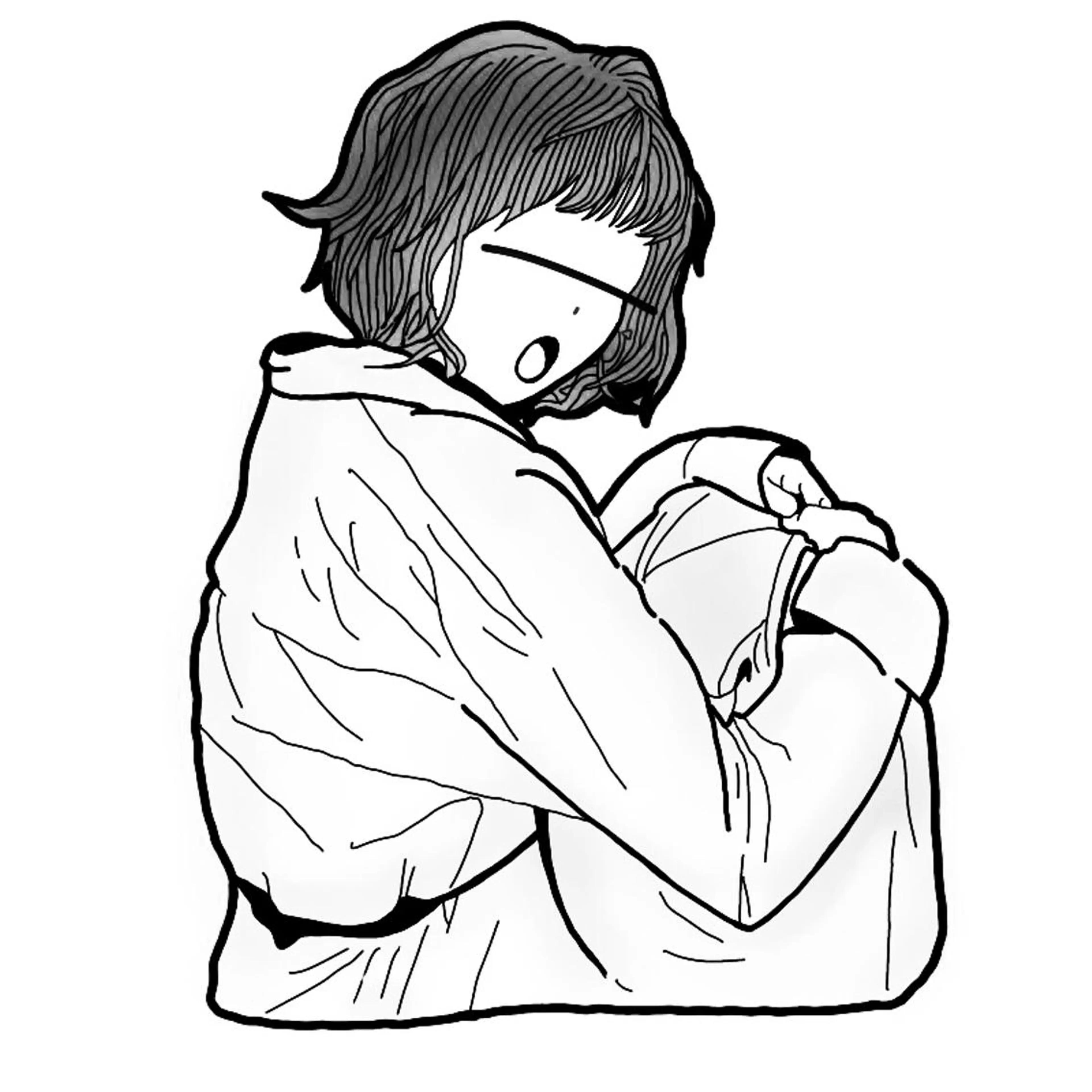 ミディアム パーマ ふくだ りさ【ciAo!】のヘアスタイル