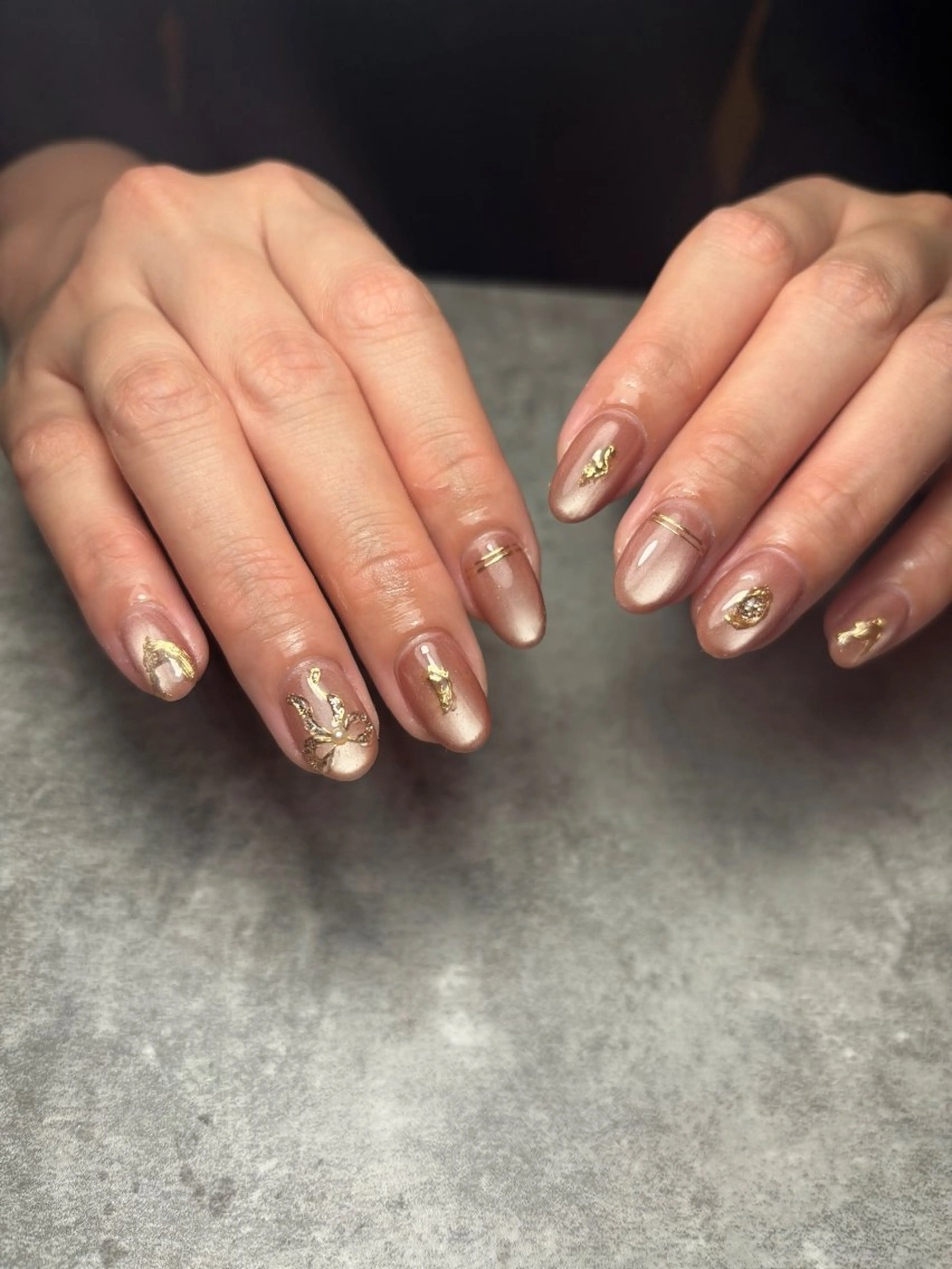 ミディアム ハンドネイル nailsalon -unay-所属・nailsalon unayのネイルデザイン