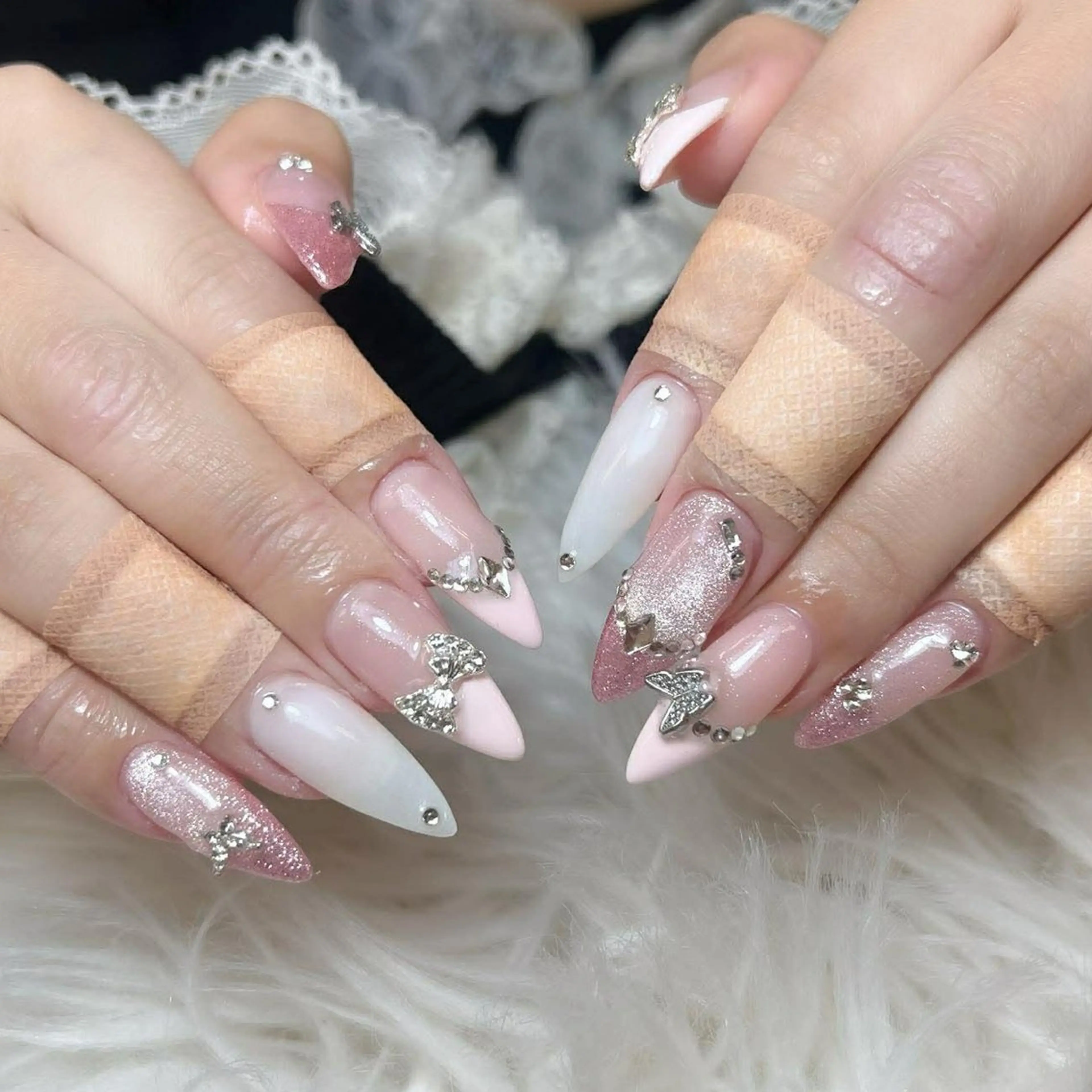 ネイル ハンドネイル ANH ゴテゴテネイルのネイルデザイン
