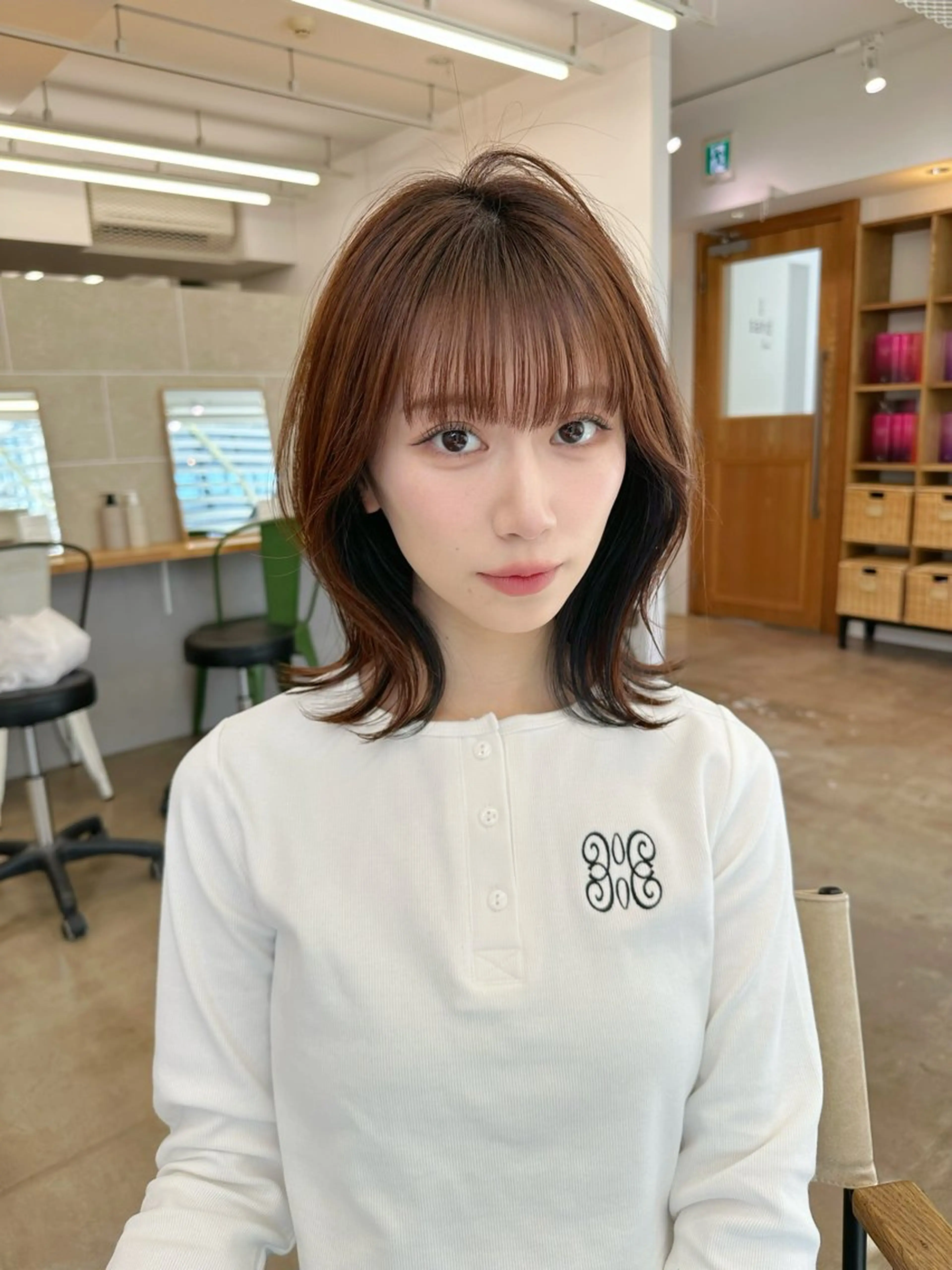 ミディアム ショート/ボブ/ 渋谷/表参道/星優斗のヘアスタイル