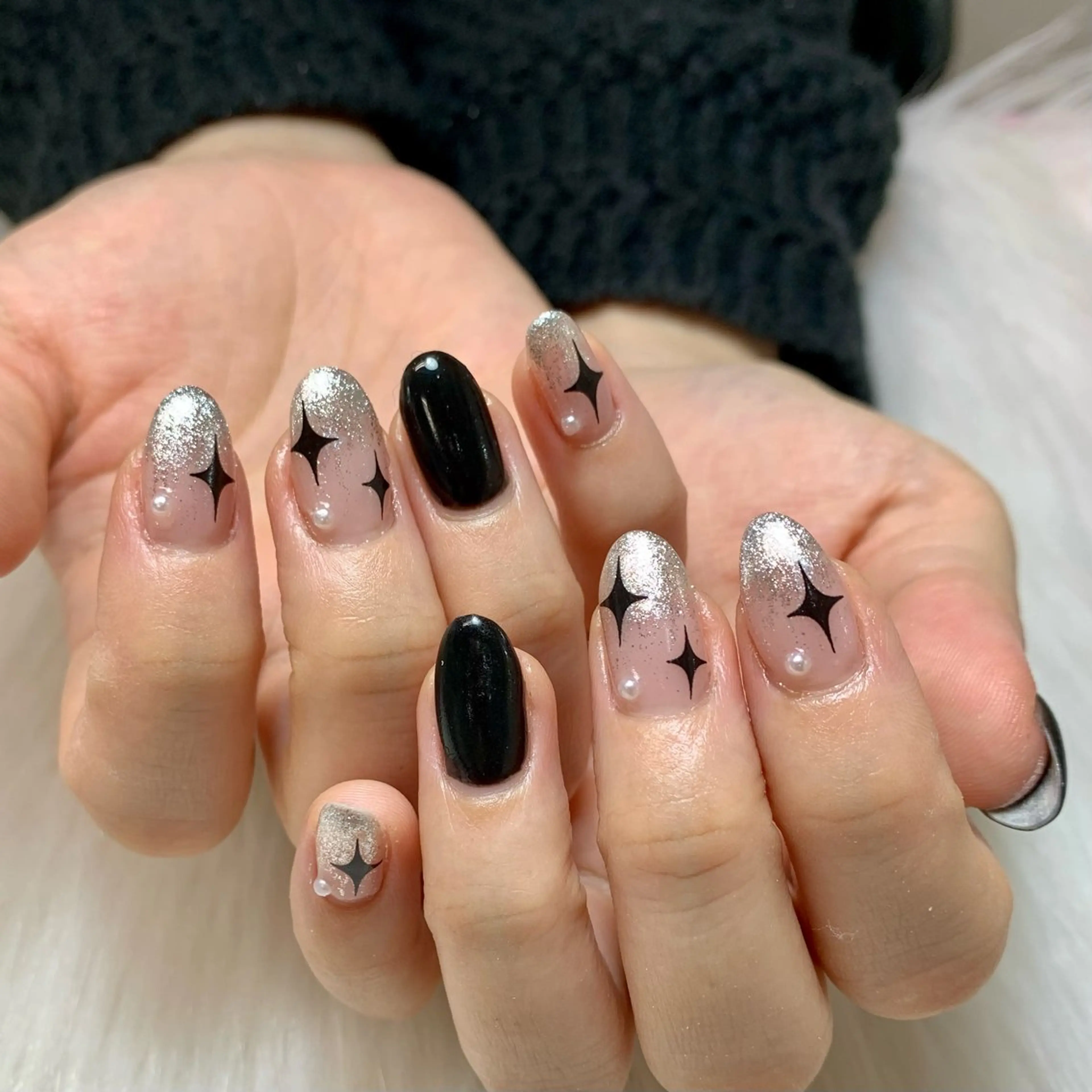 ネイル グラデーション キラキラネイル ラメ(グリッター) ラメグラデーション Nail ミオのネイルデザイン