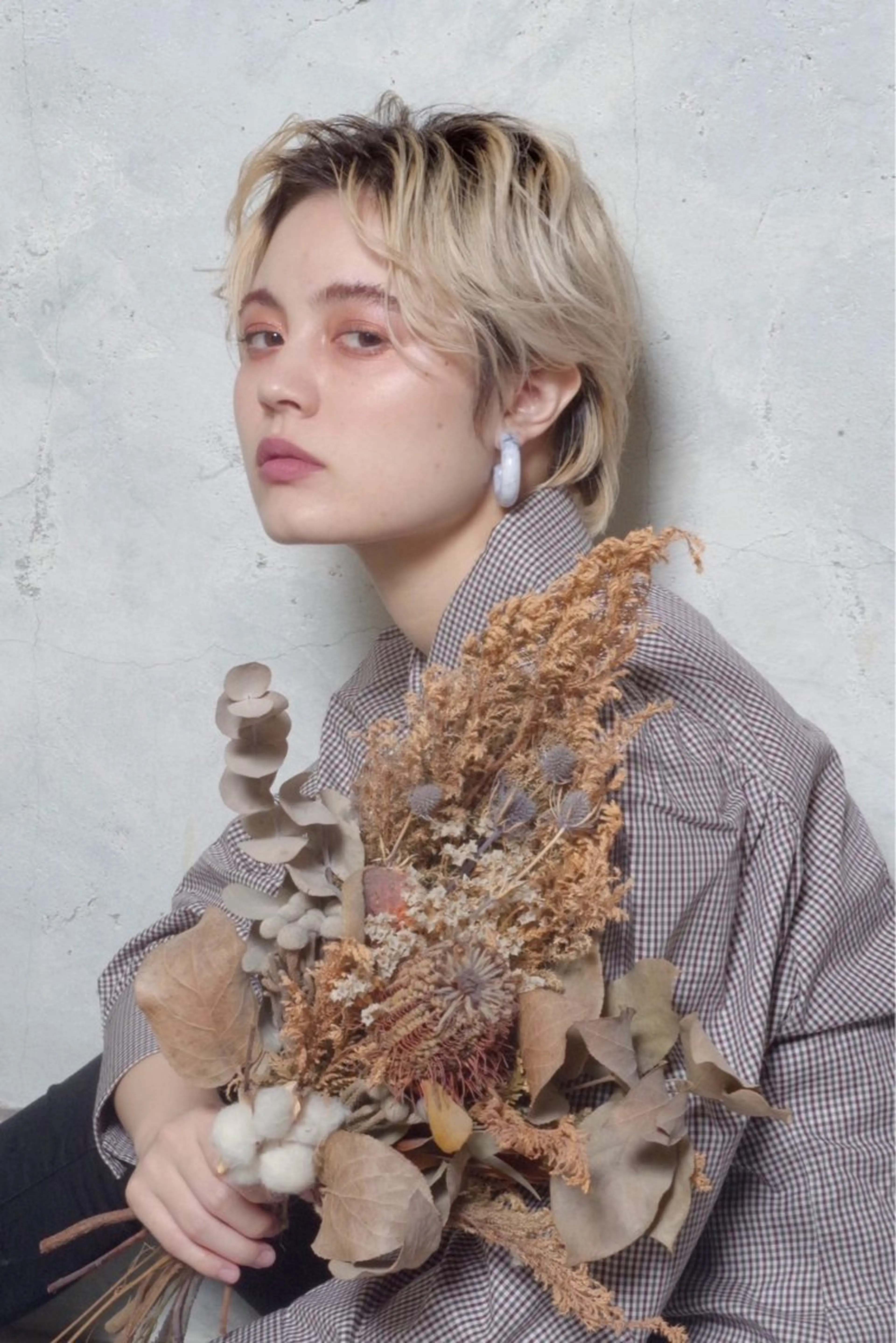 ショート カラー mori yのヘアスタイル