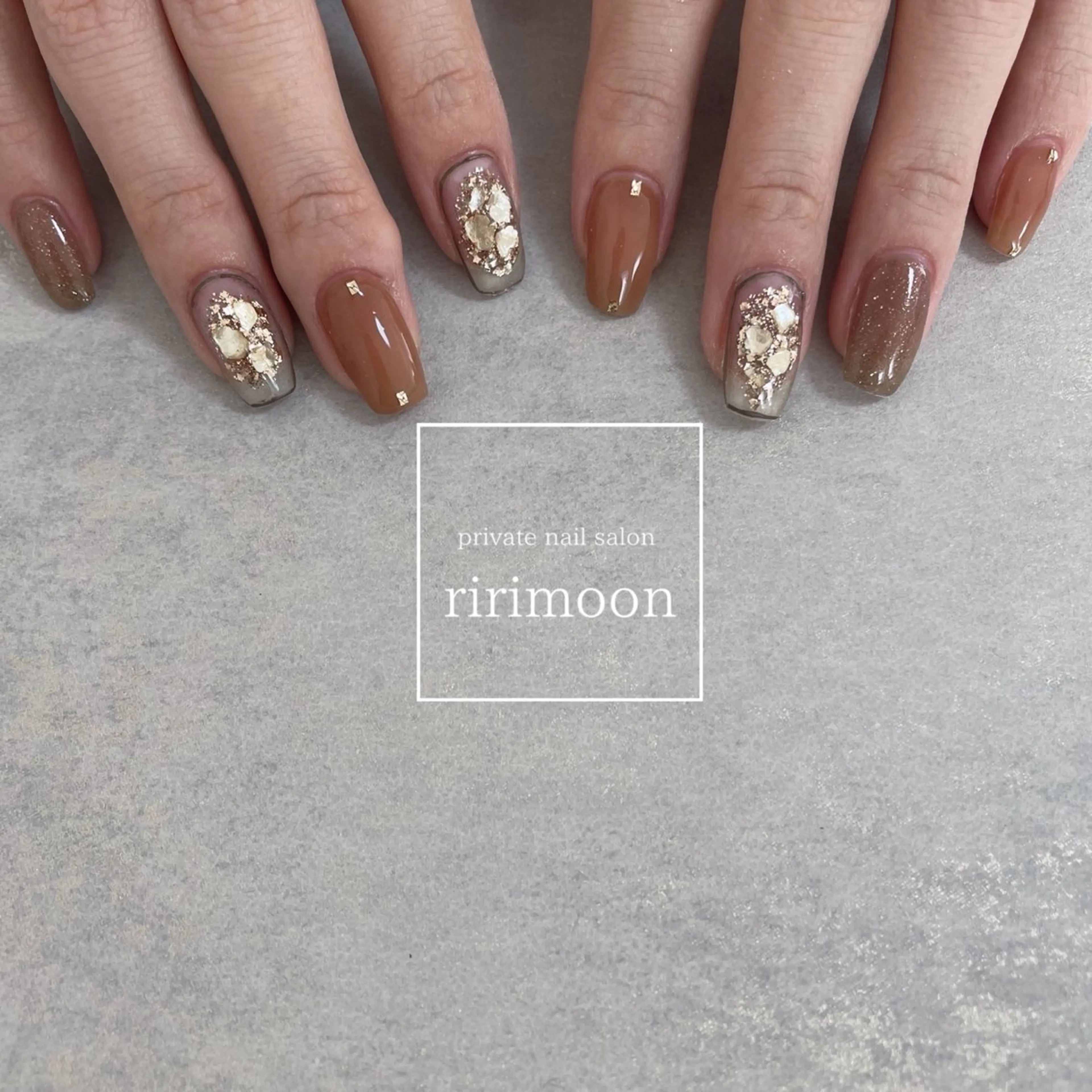 ネイル ハンドネイル ririmoon eriのネイルデザイン