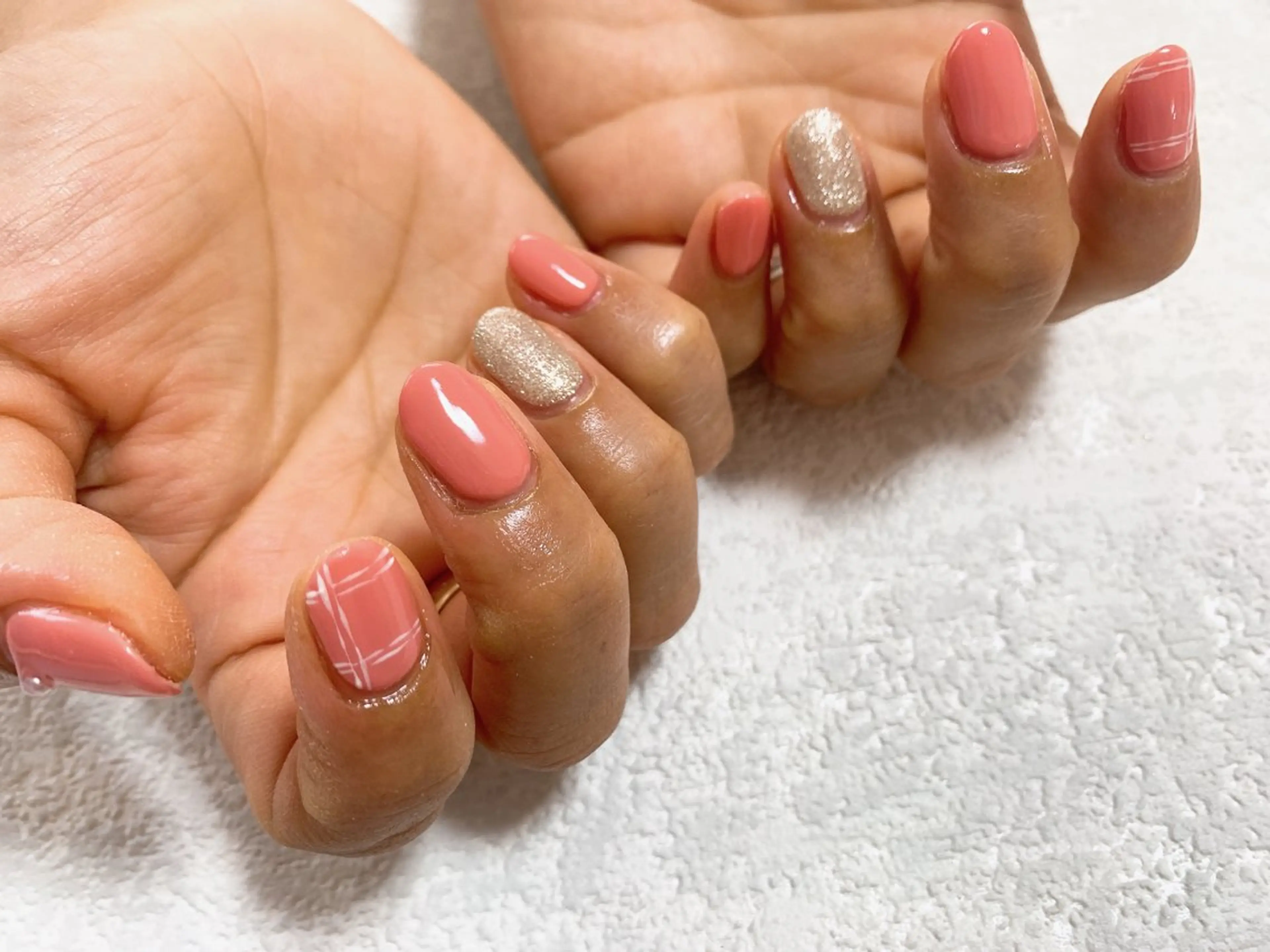 ネイル ジェルネイル 韓国ネイル メンズネイル ワンカラーネイル パラジェル kiki nail たまプラーザのネイルデザイン