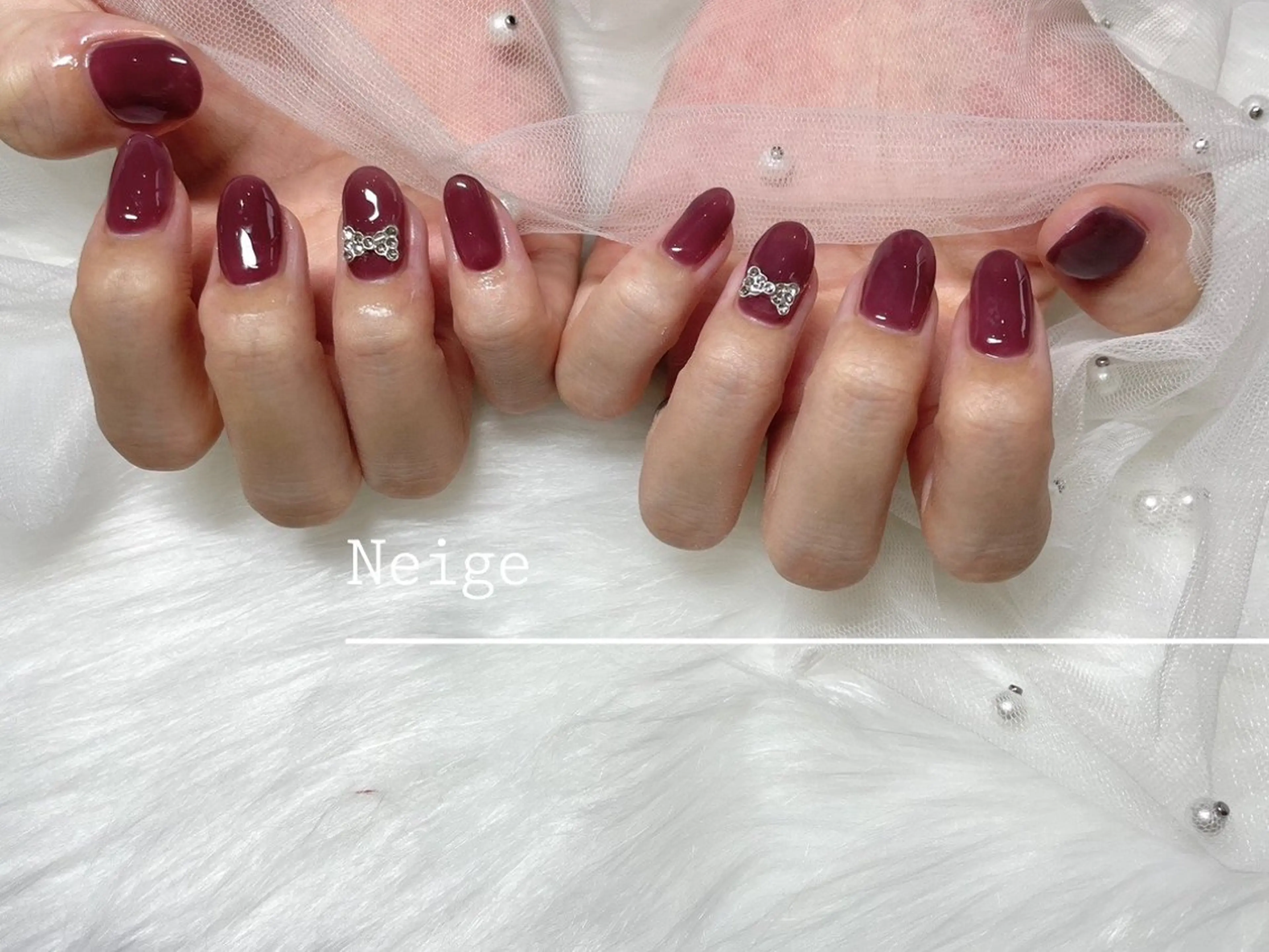 ネイル ハンドネイル Neige 𓂃 aiのネイルデザイン