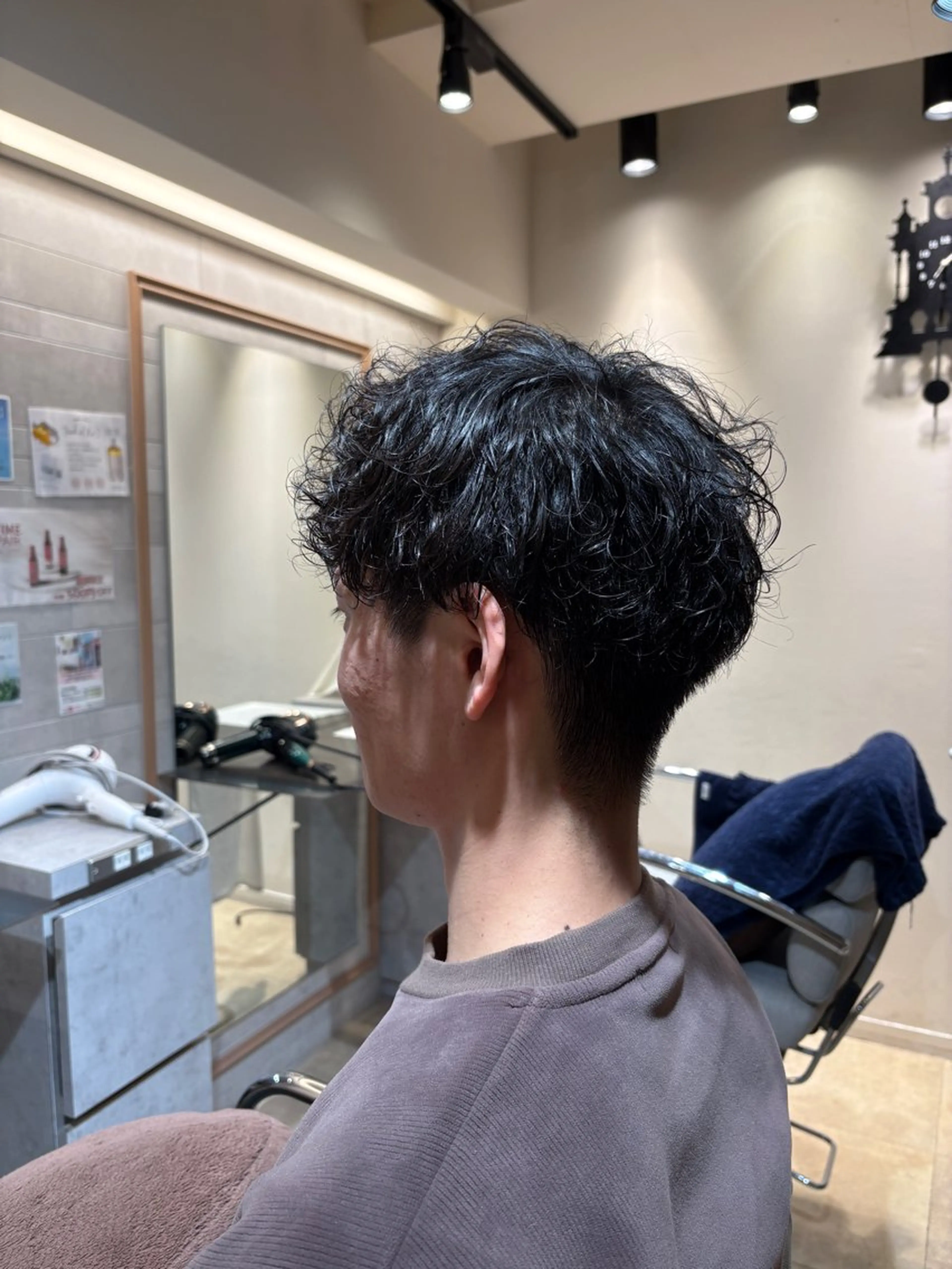 パーマ メンズ メンズパーマ カット 川崎 唯華のヘアスタイル