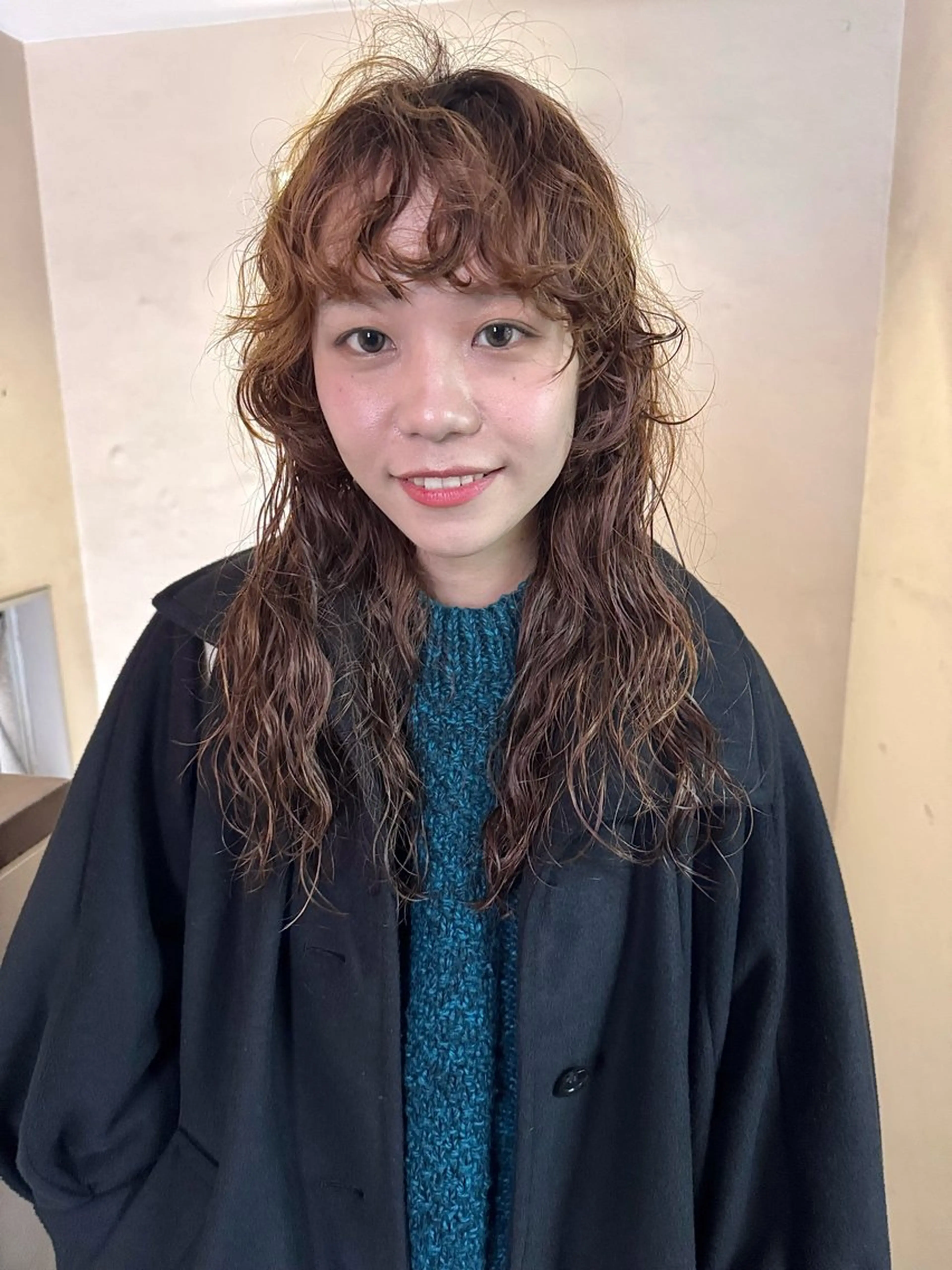 ロング カラー パーマ ヘアアレンジ 丸山渉/表参道 レイヤーボブのヘアスタイル