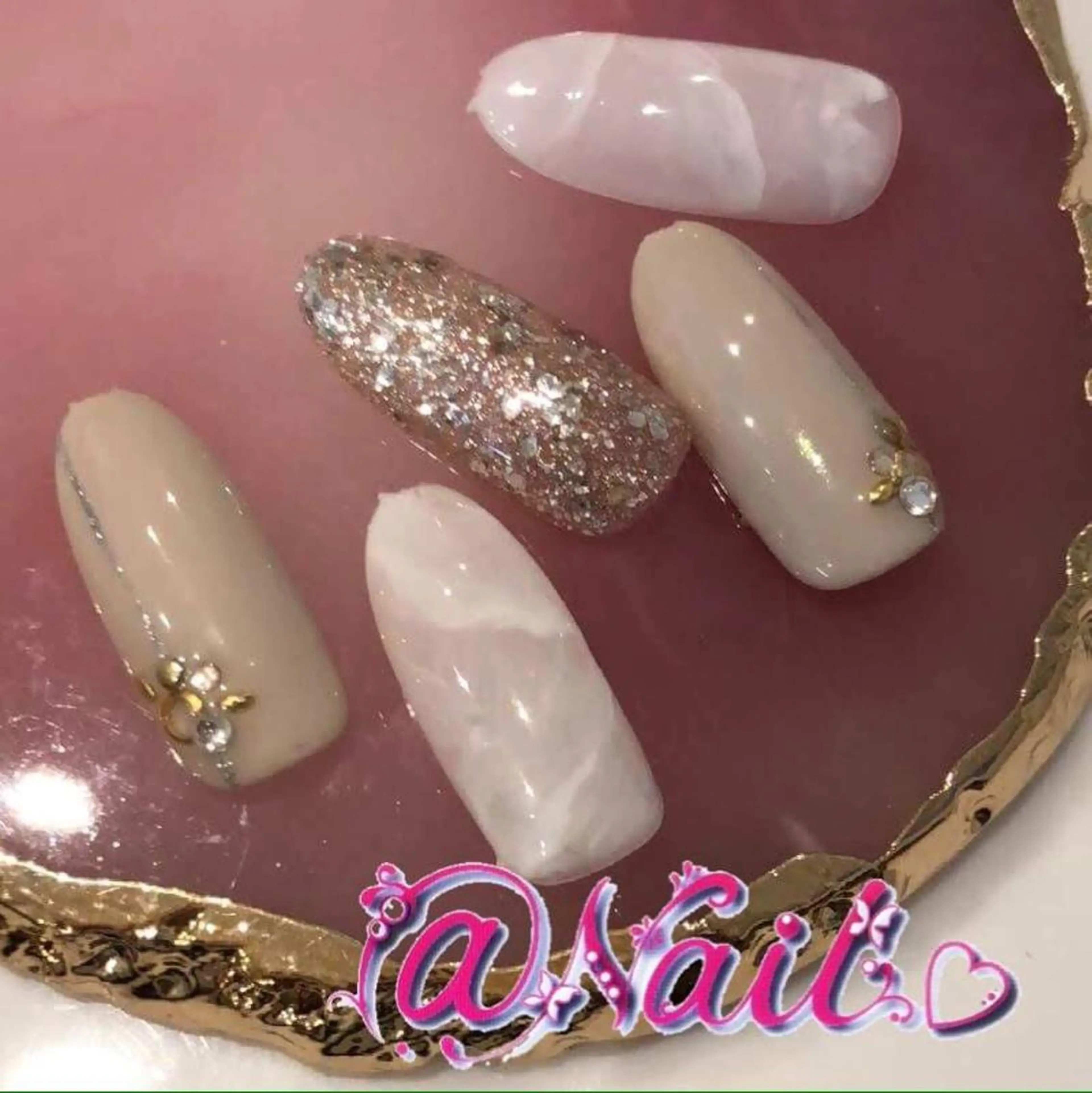 ネイル ネイルチップ 小尾 栞のネイルデザイン