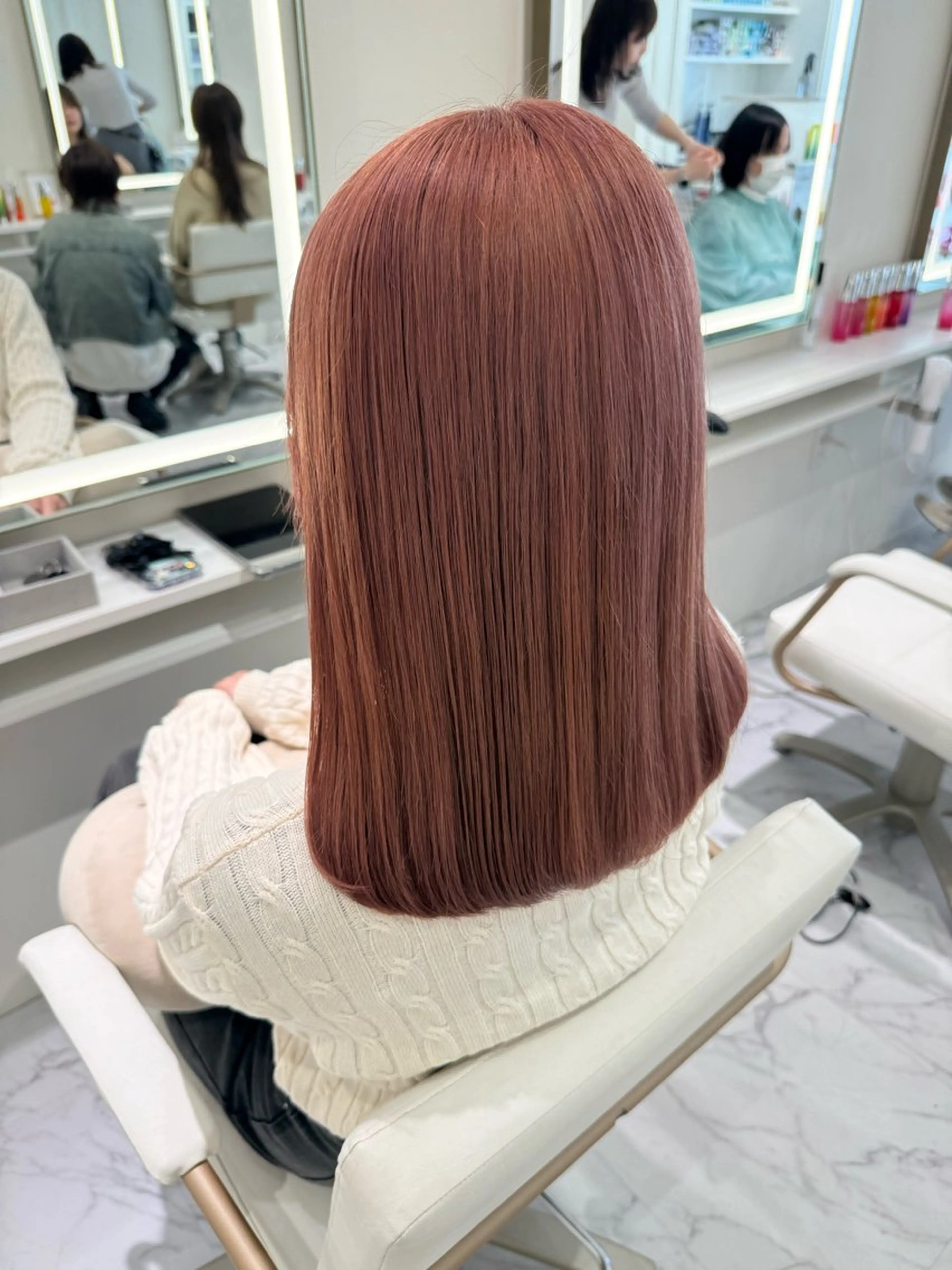 セミロング カラー カット トリートメント ParveMix🎀 稲垣 詞葉のヘアスタイル