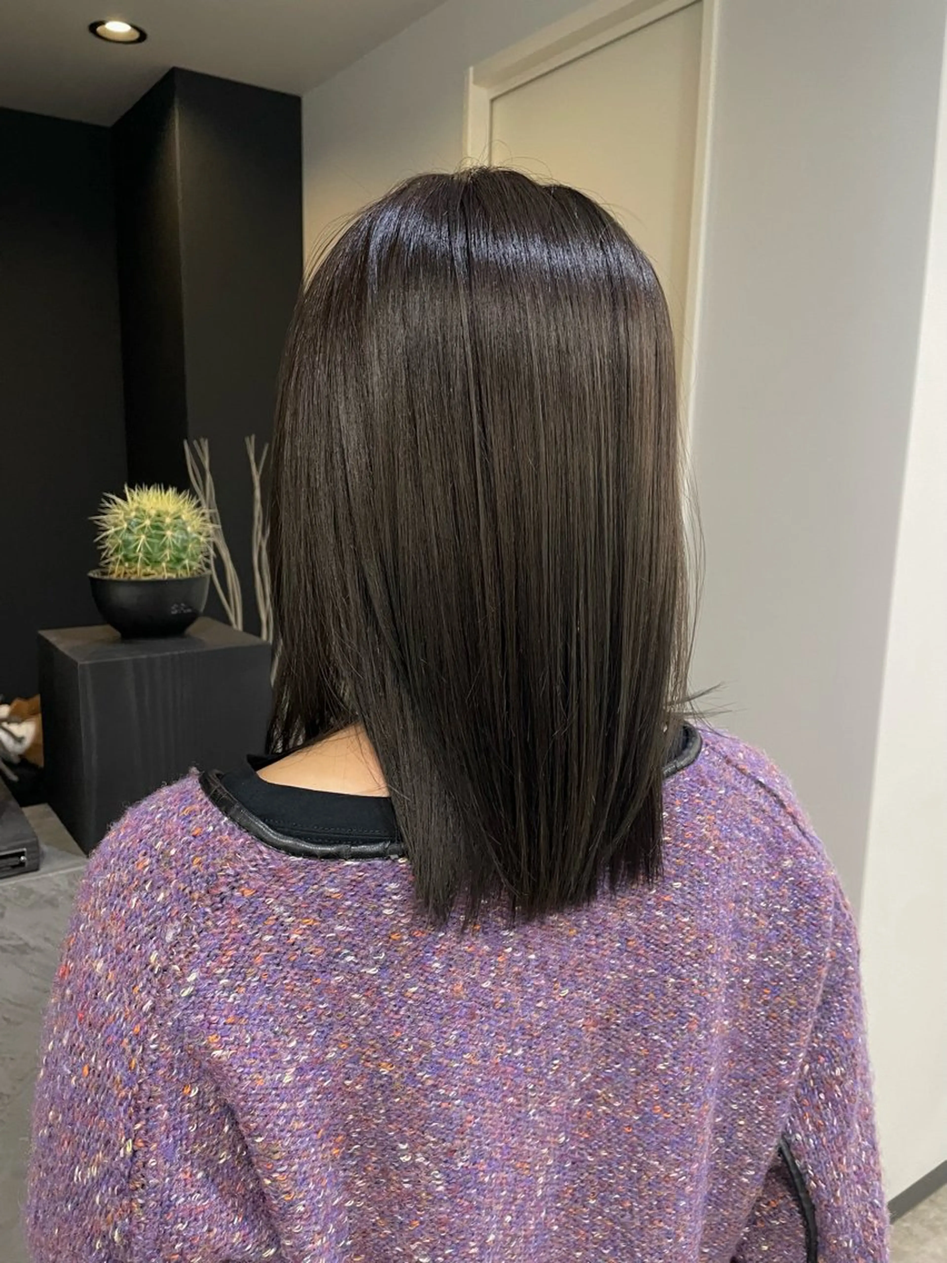 ミディアム カラー アッシュ 透明感カラー ラベンダーカラー ラベンダーアッシュ men'scut募集 /艶カラー/上杉健太のヘアスタイル