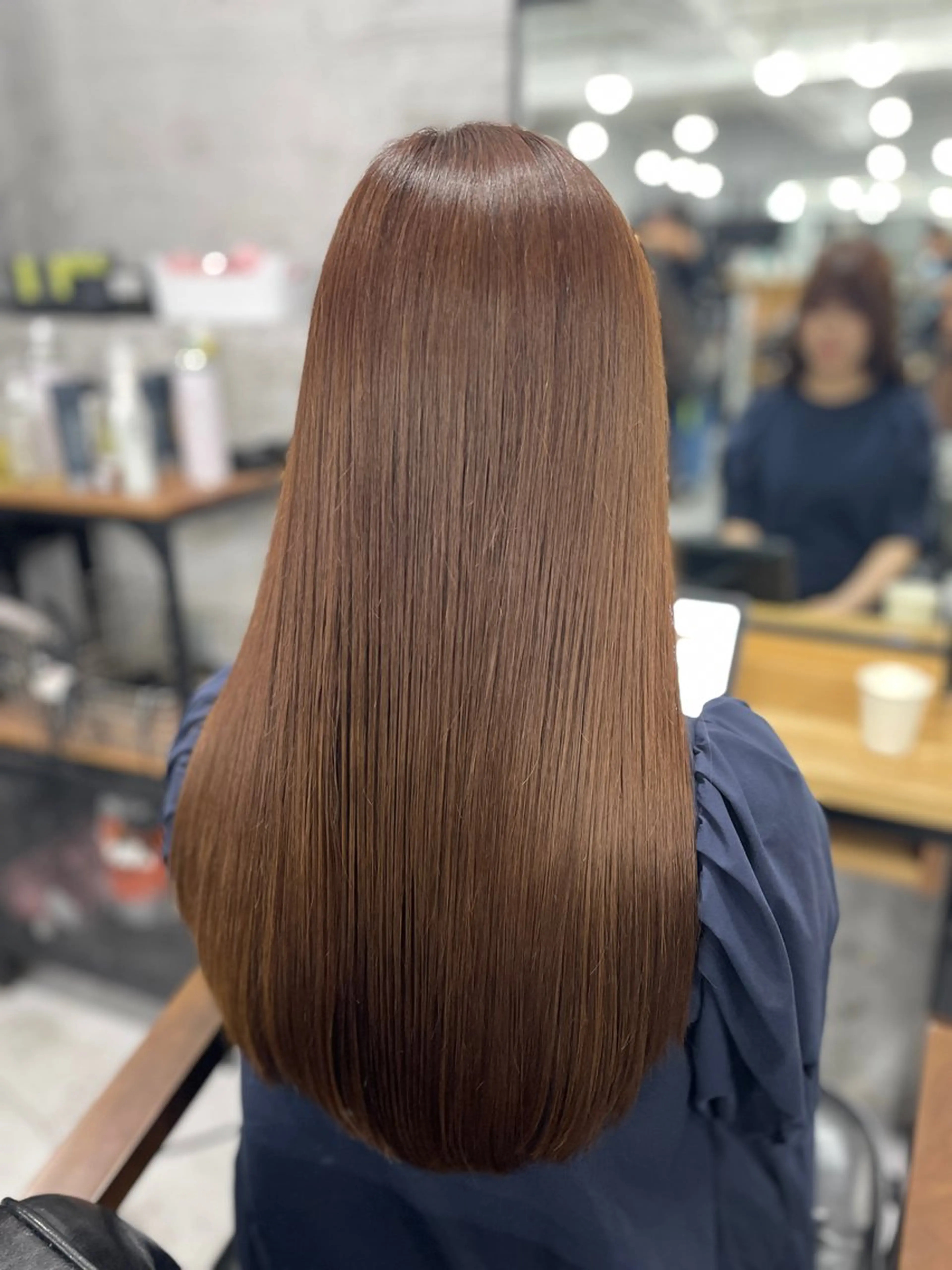 ロング カット ヘアカラー トリートメント MICO hairのヘアスタイル