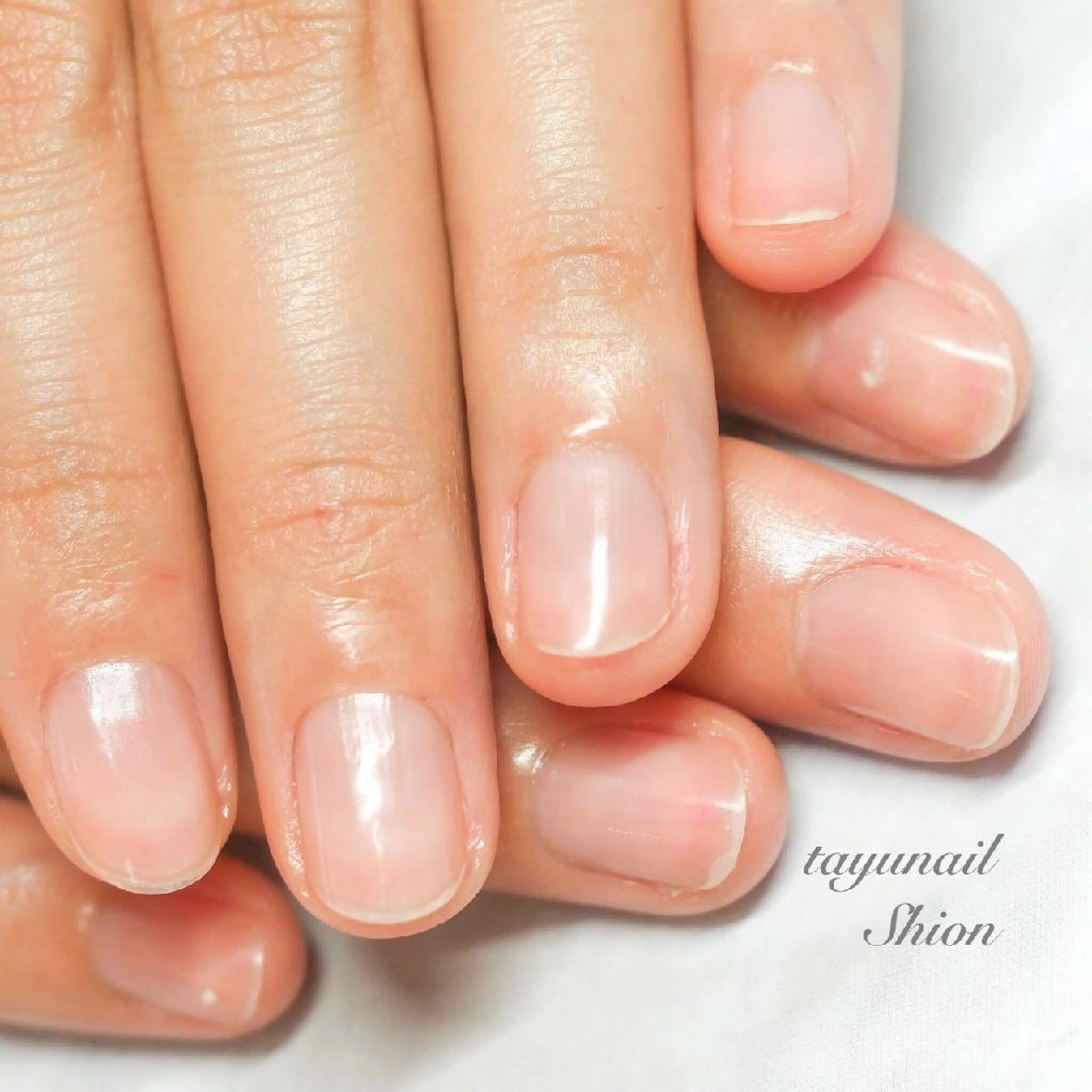 ネイル ブルー ジェルネイル パラジェル ネイルサロン 【たゆnail】のネイルデザイン