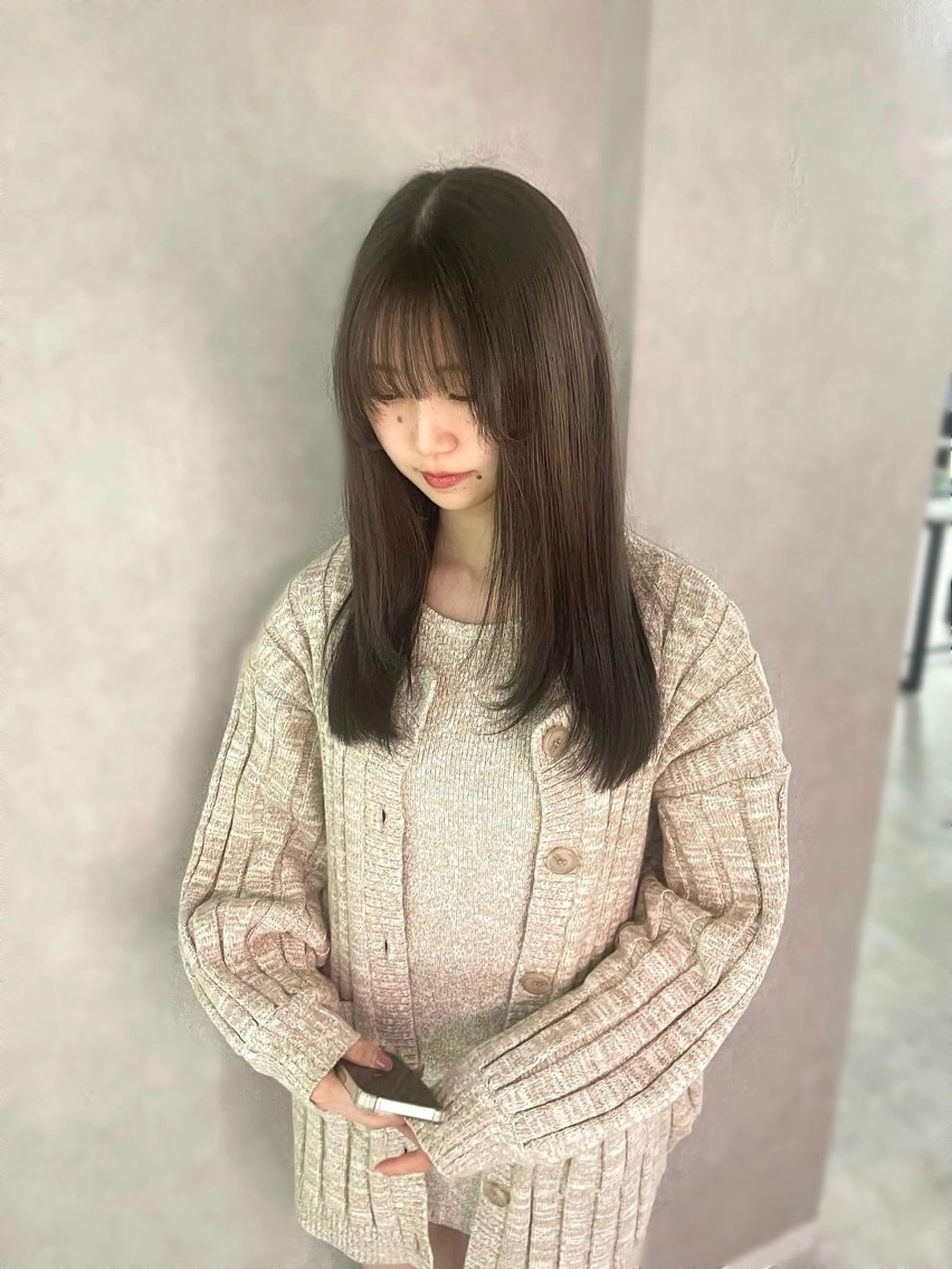 カラー カット ヘアカラー トリートメント 盛れる顔まわり✨🎀 レイヤー別所好葉のヘアスタイル