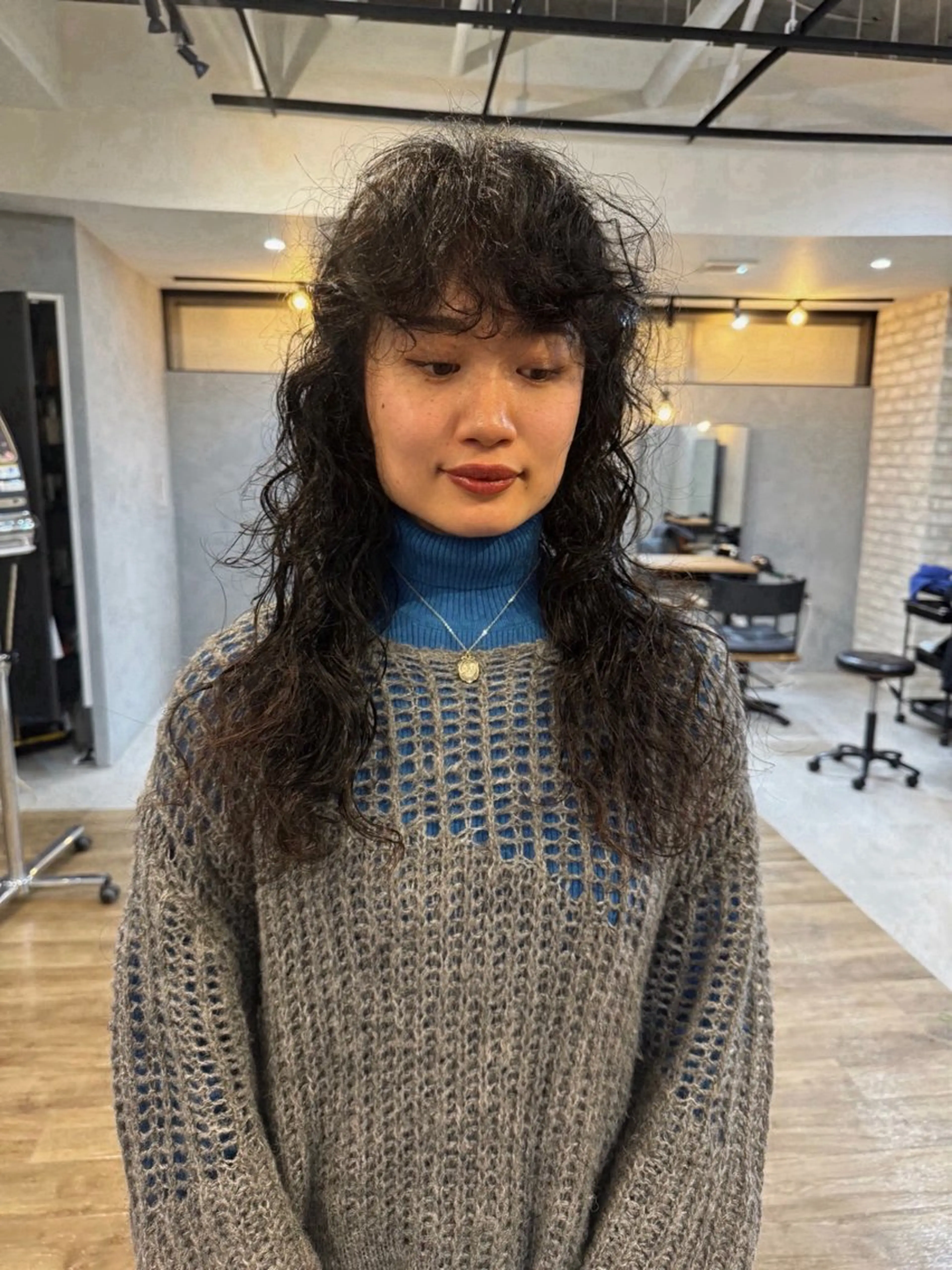 ロング パーマ Basis 田口豪司のヘアスタイル