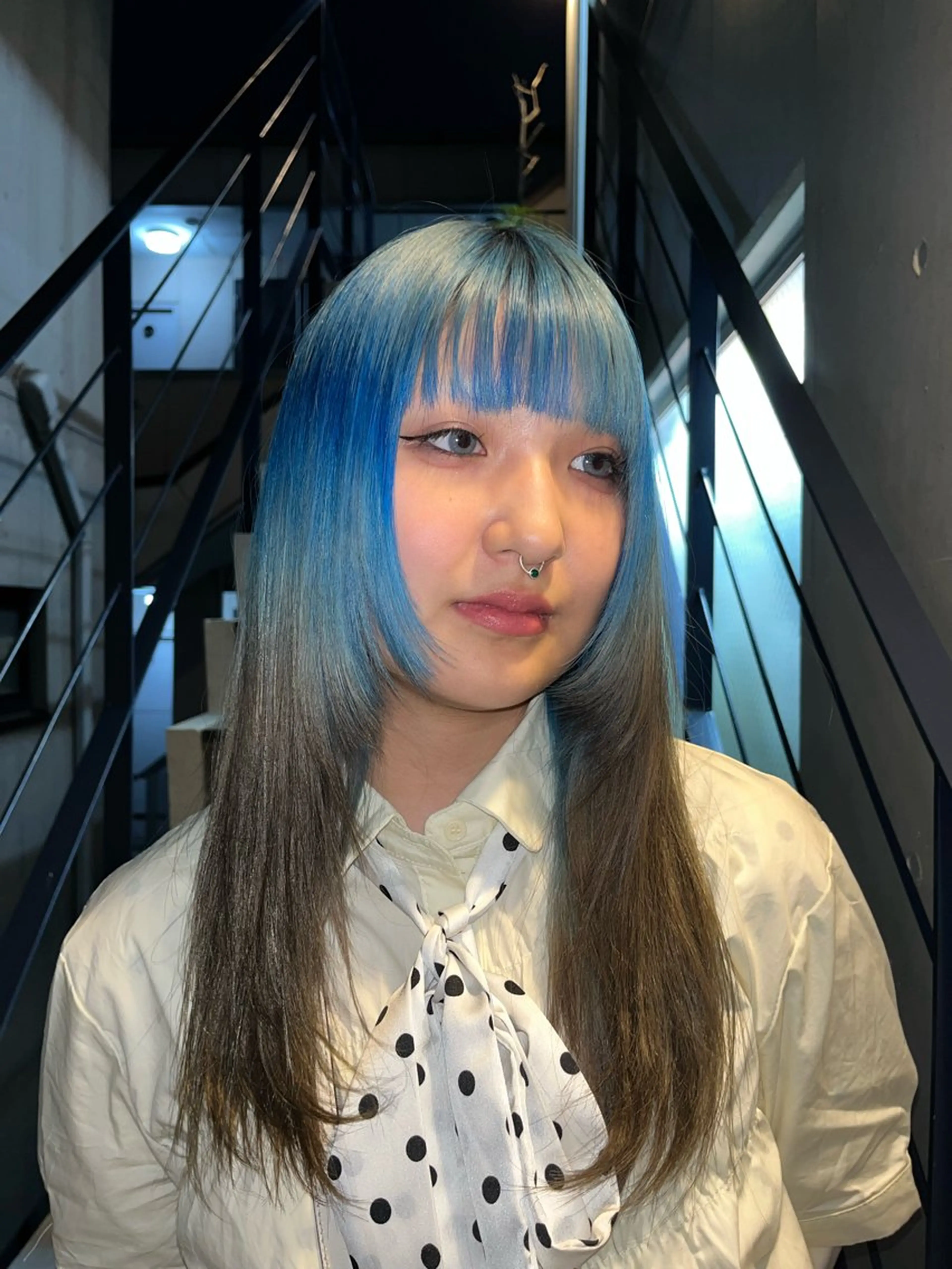 セミロング ヘアカラー 原宿/ブリーチ shunpeiのヘアスタイル