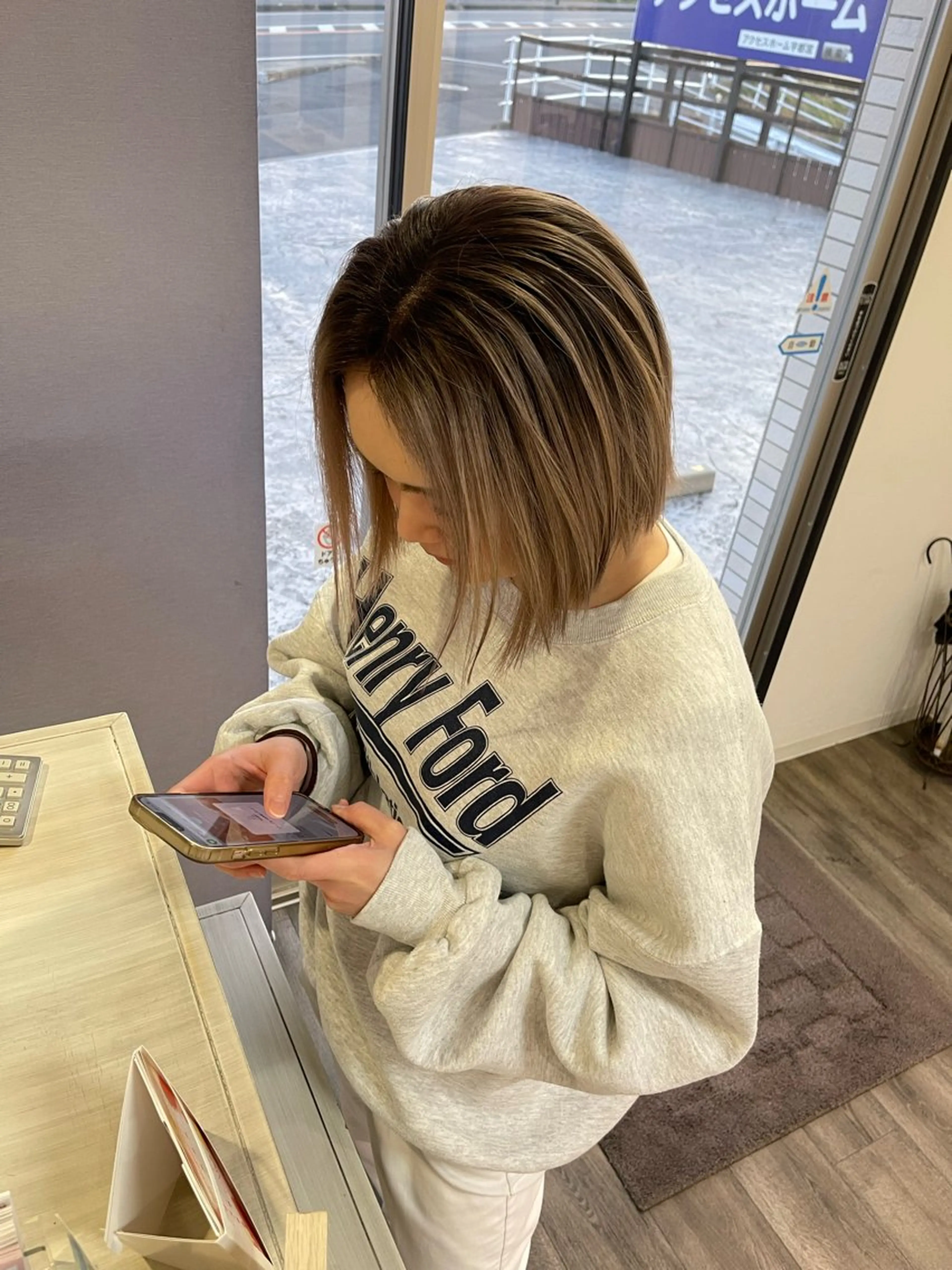 ショート カラー ヘアカラー Felice Erikaのヘアスタイル