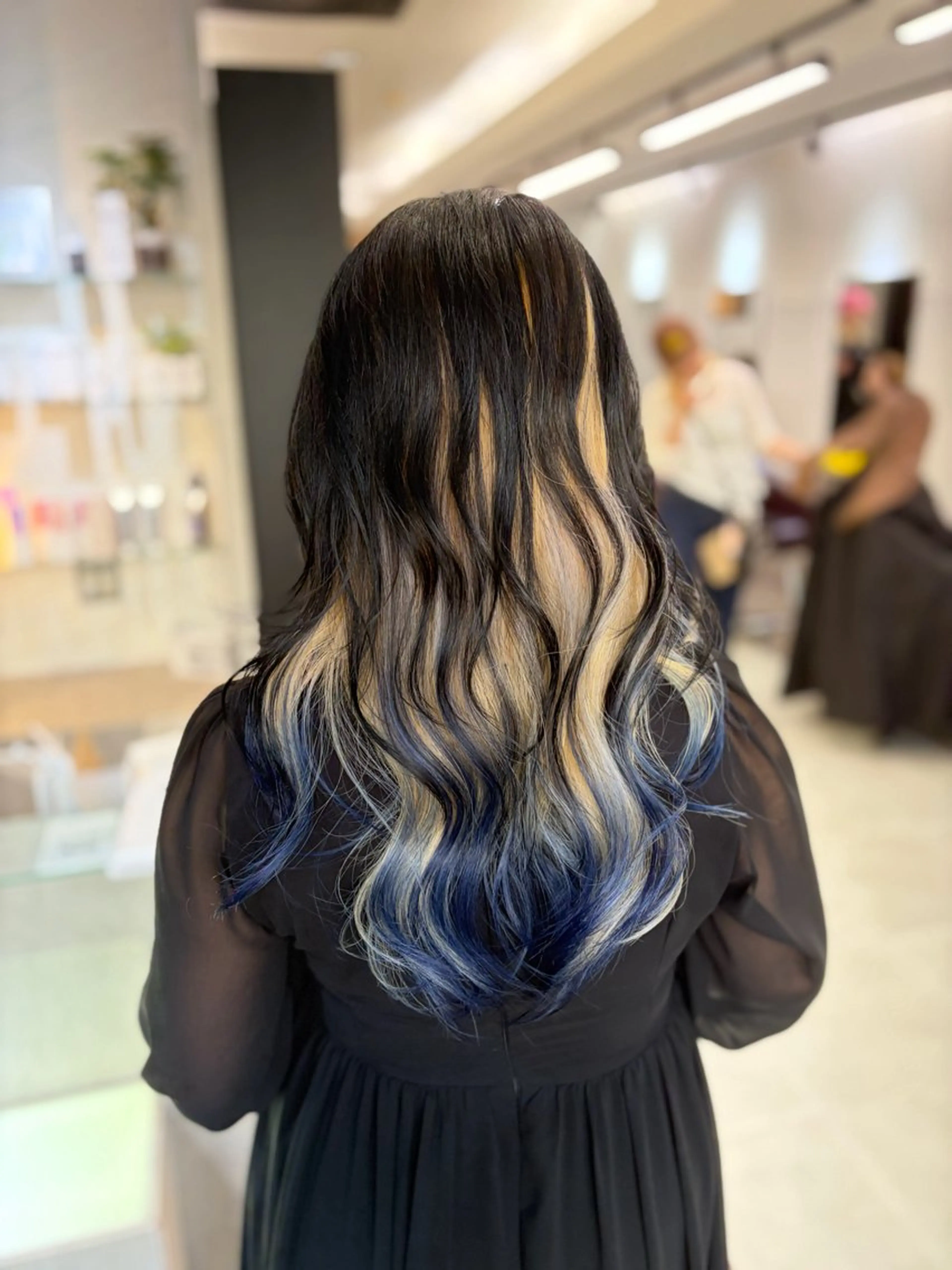 セミロング カラー カット ヘアカラー トリートメント 天神大名/ブリーチ 鶴岡和幸/ハイトーンのヘアスタイル