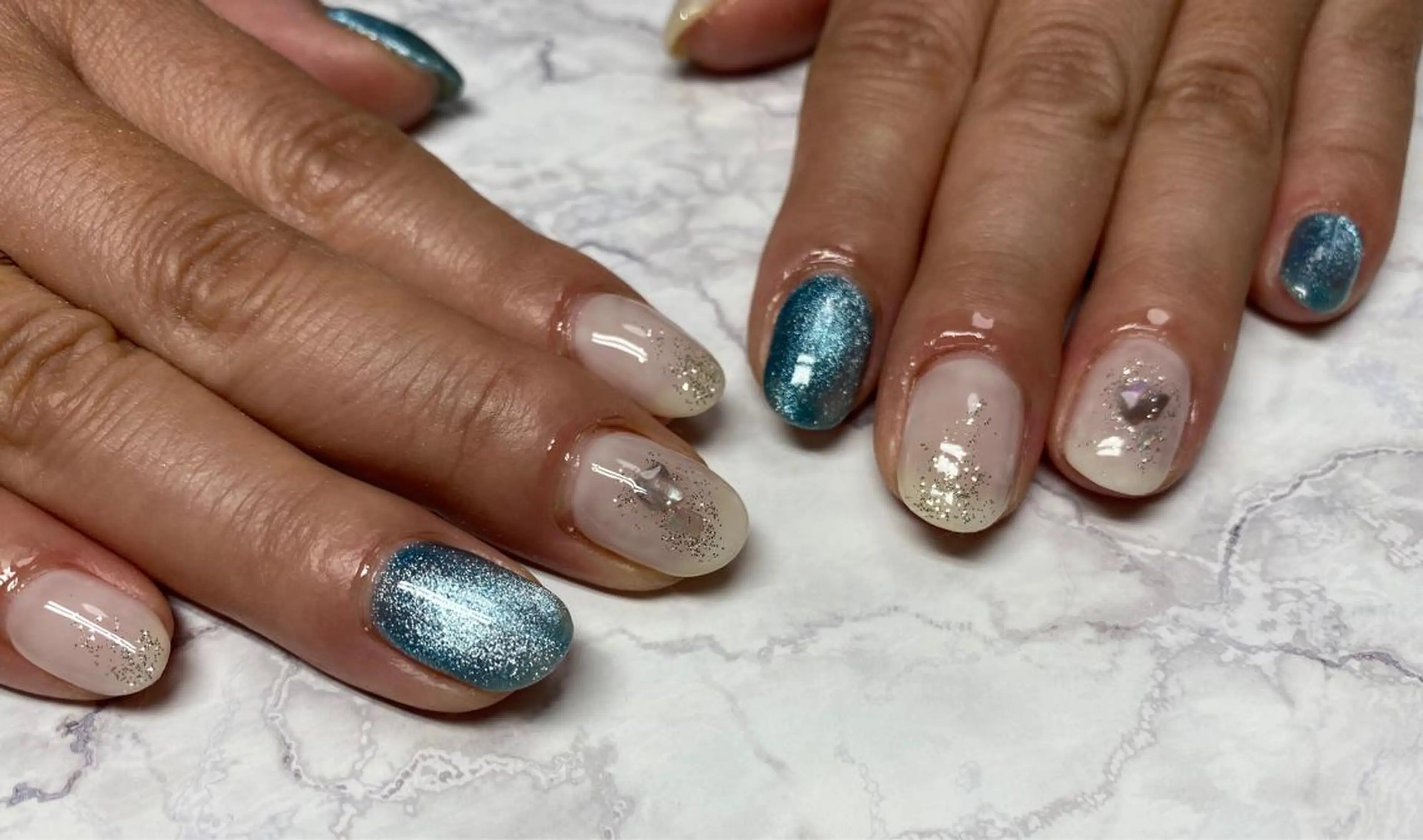 ネイル ハンドネイル Mana‪ ‪·͜· ❤︎‬のネイルデザイン