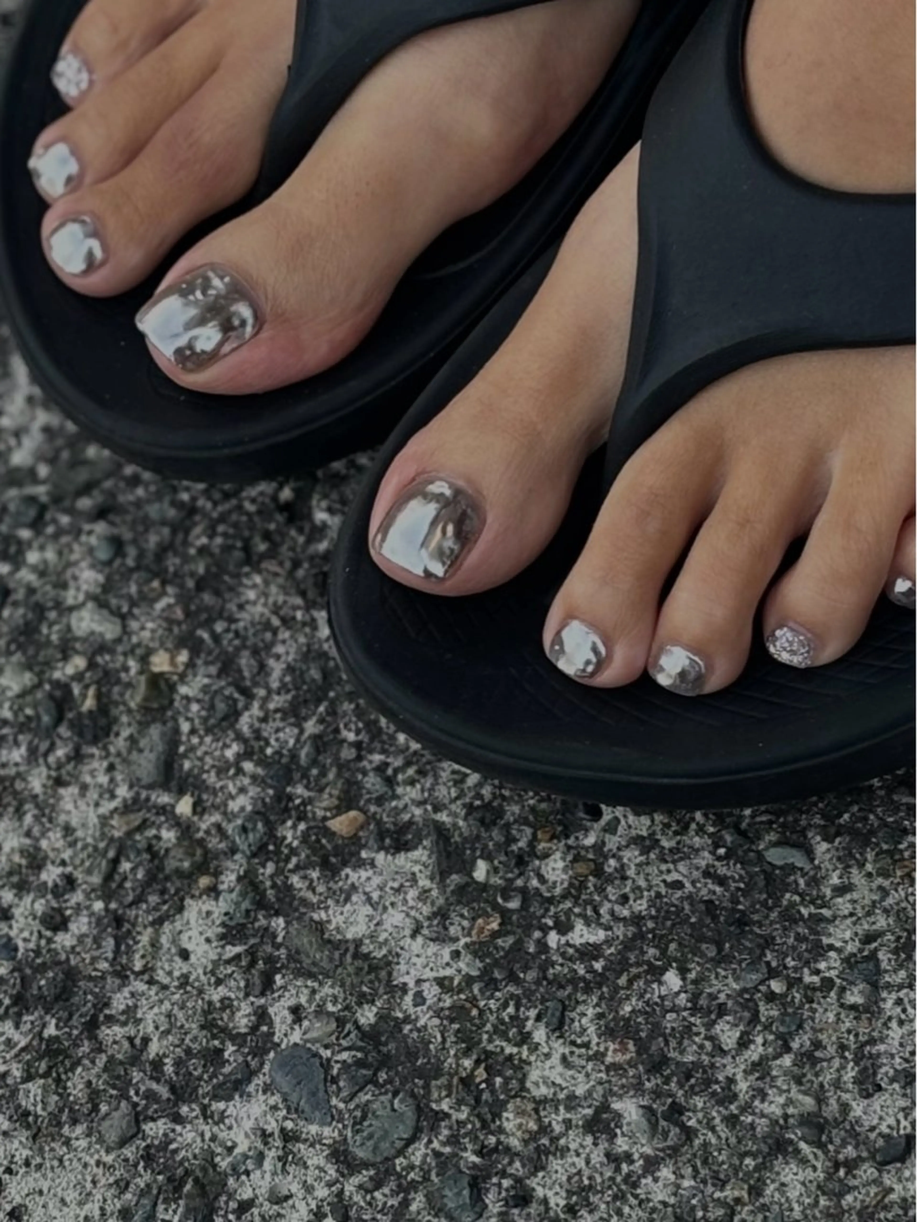 🩶フット持ち込みデザイン🩶＊ベースはパラジェル使用＊※説明欄をよくお読みくださいの写真