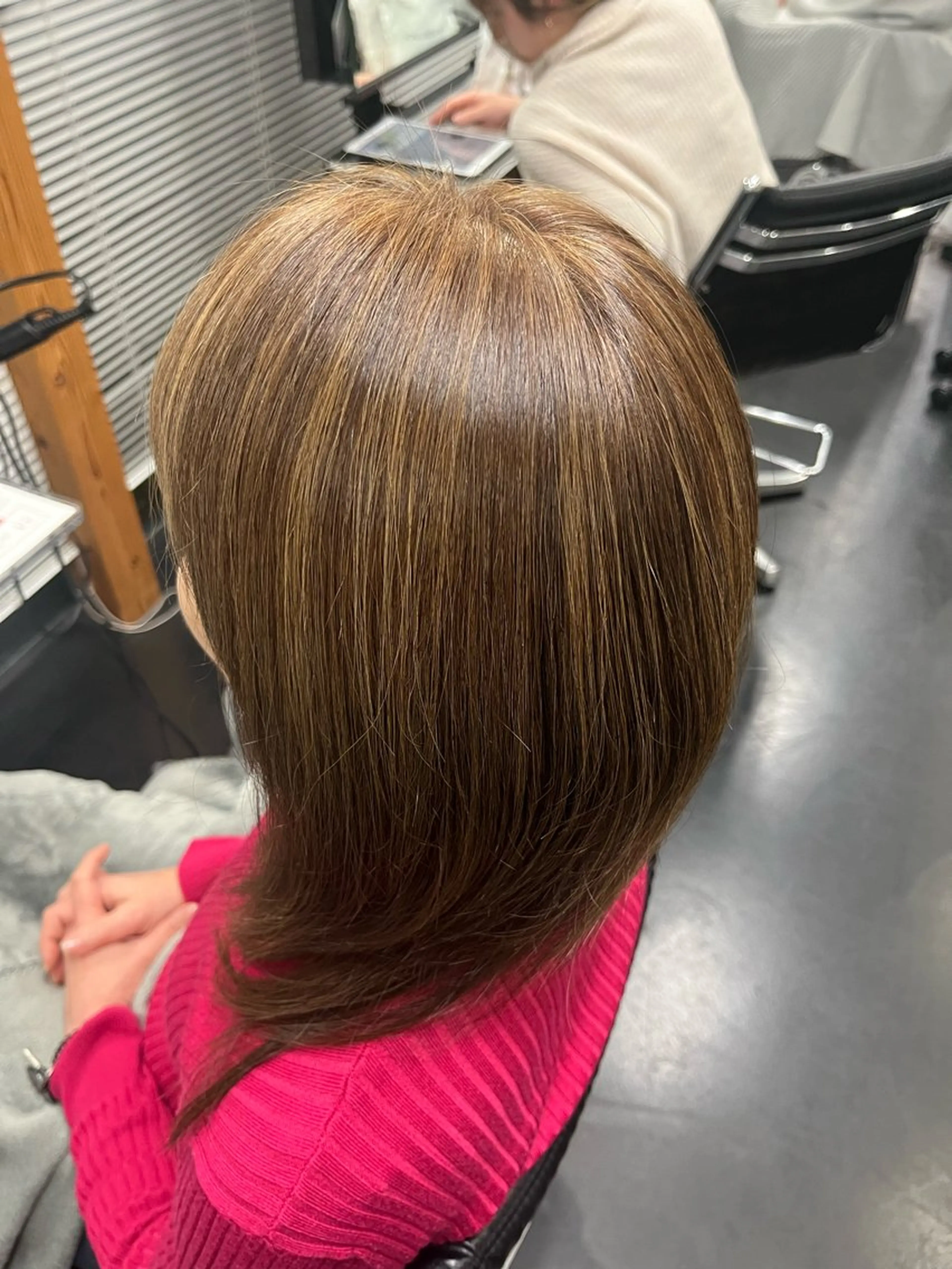 ロング カラー ハイライトカラー ハイライト カット ヘアカラー ヘッドスパ パーマ/縮毛矯正 揚村武斗のヘアスタイル