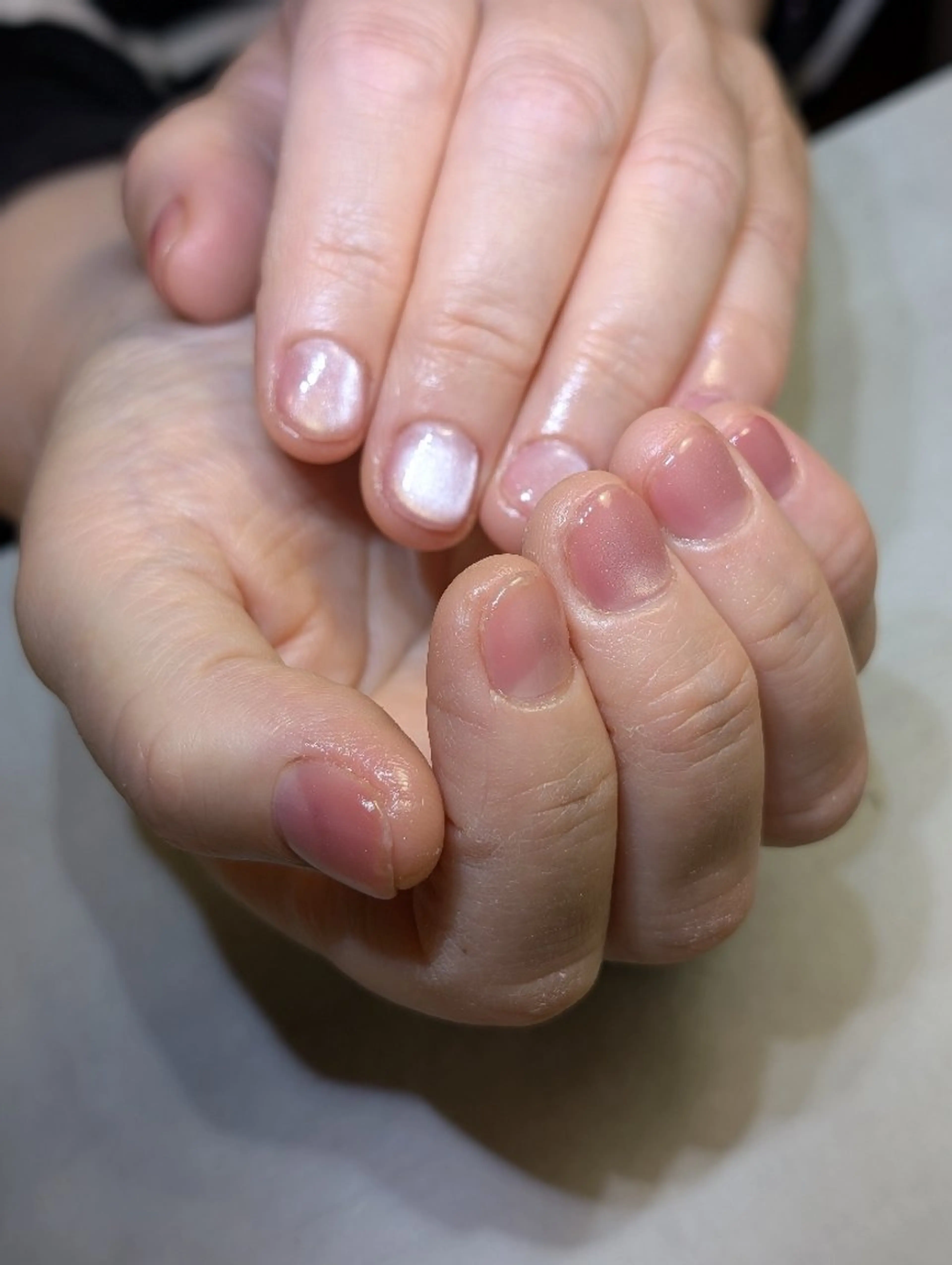 ネイル マグネットネイル ショートネイル miwa🌿 .fのネイルデザイン