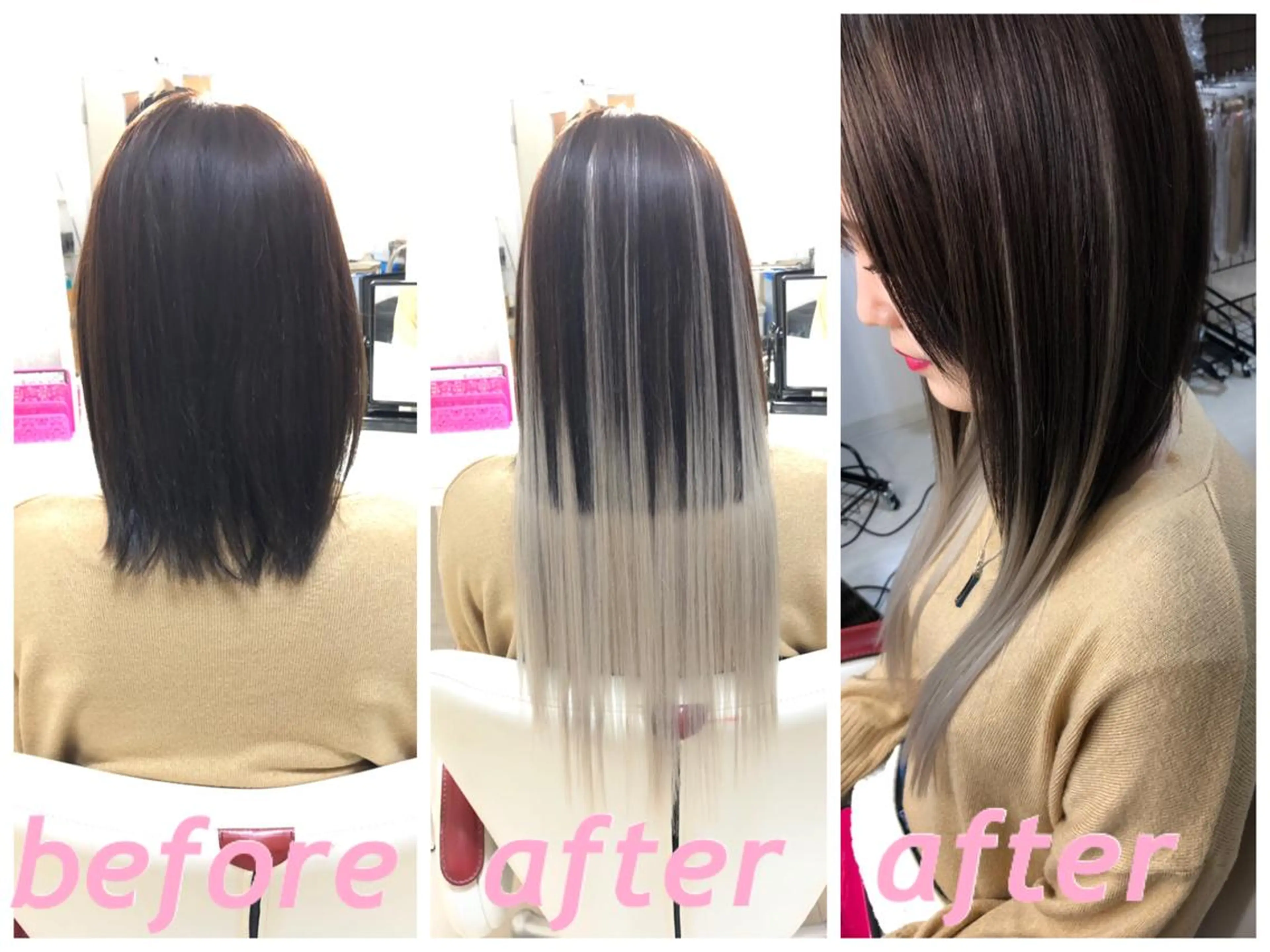 ロング エクステ 🌸ドレスアップ 心斎橋店🌸のヘアスタイル