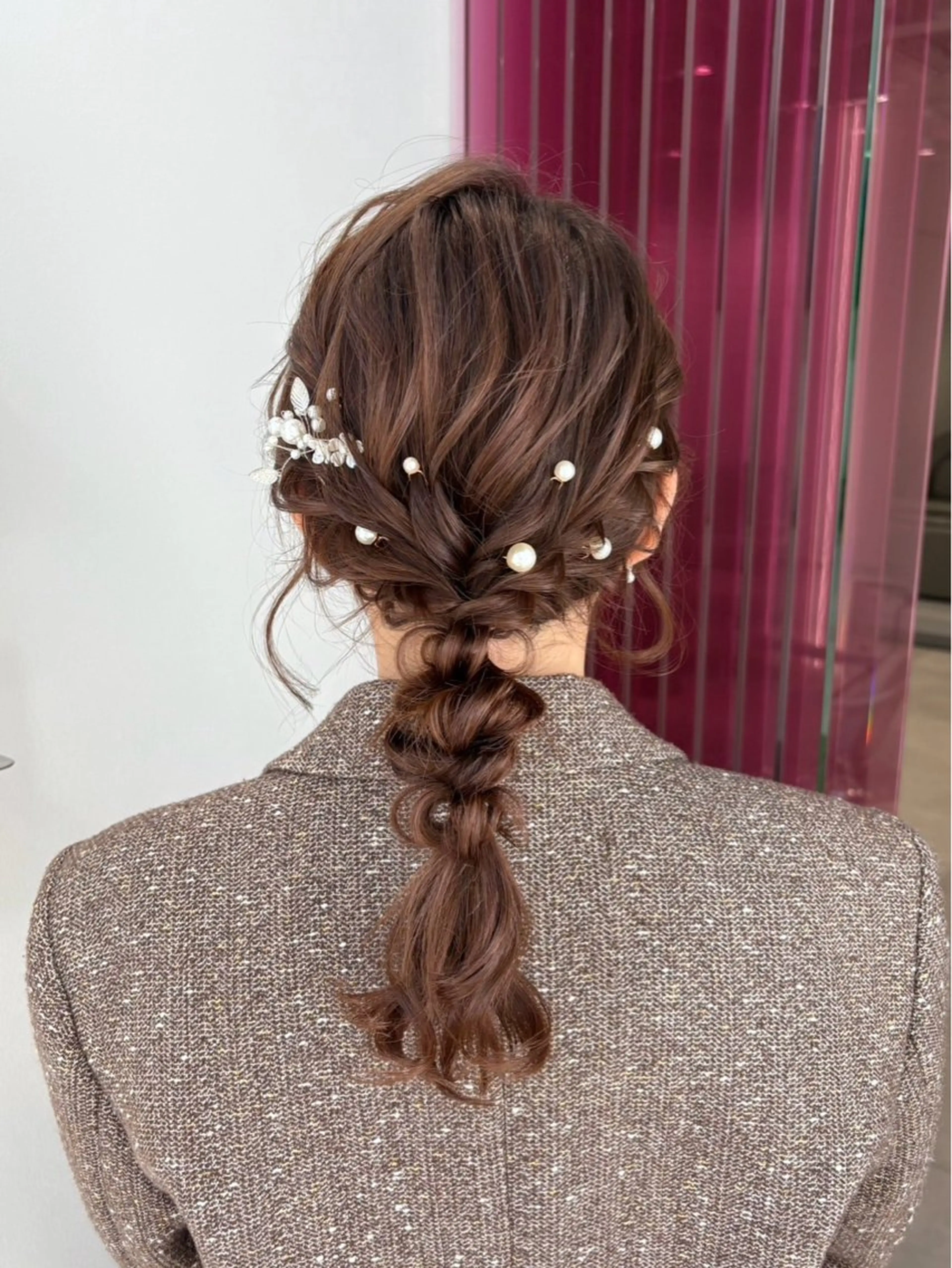 ヘアアレンジ ヘアセット レイヤー♡ 石川優奈のヘアスタイル