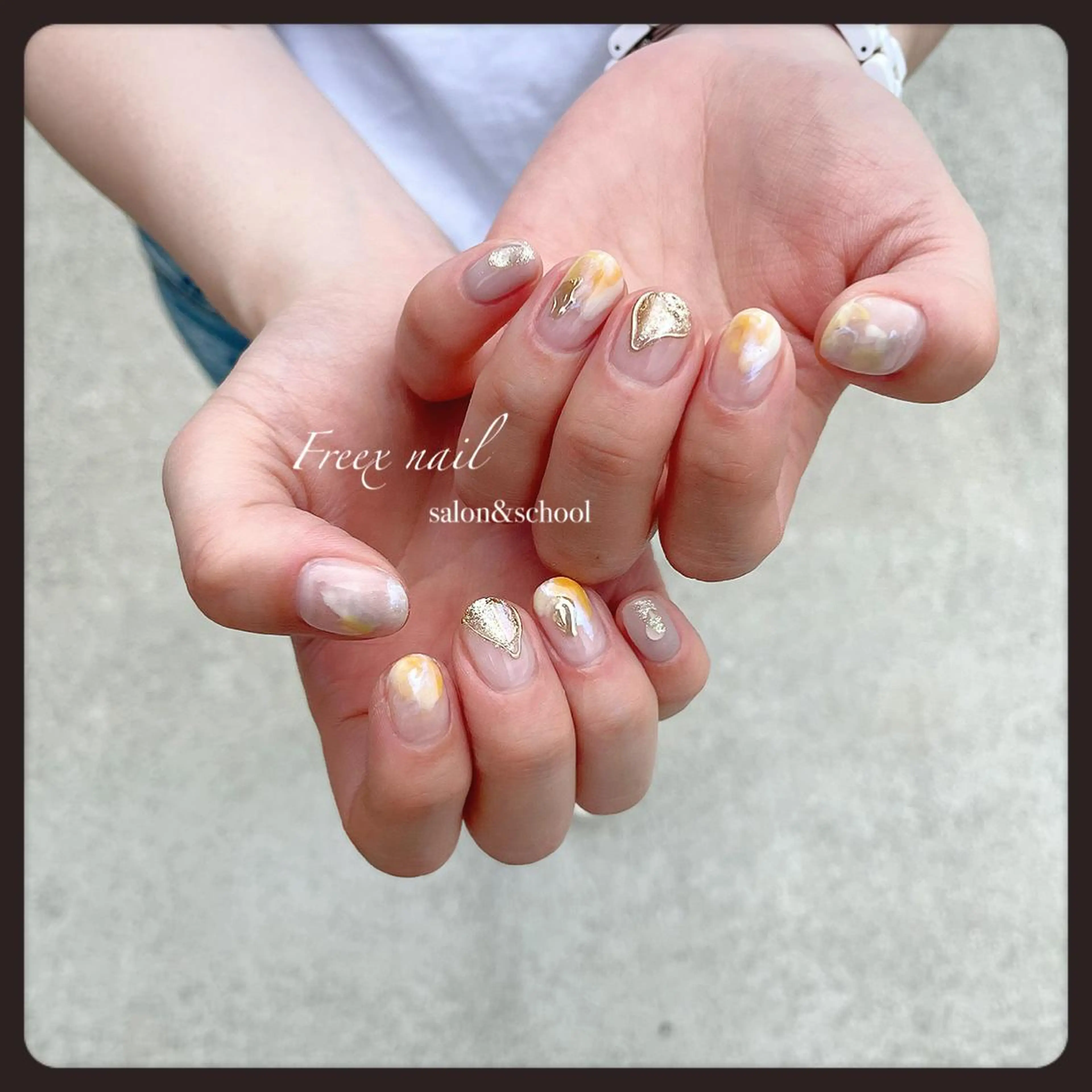 ネイル ニュアンスネイル ハンドネイル ハンドケア freex nail /ニュアンス/個性派のネイルデザイン