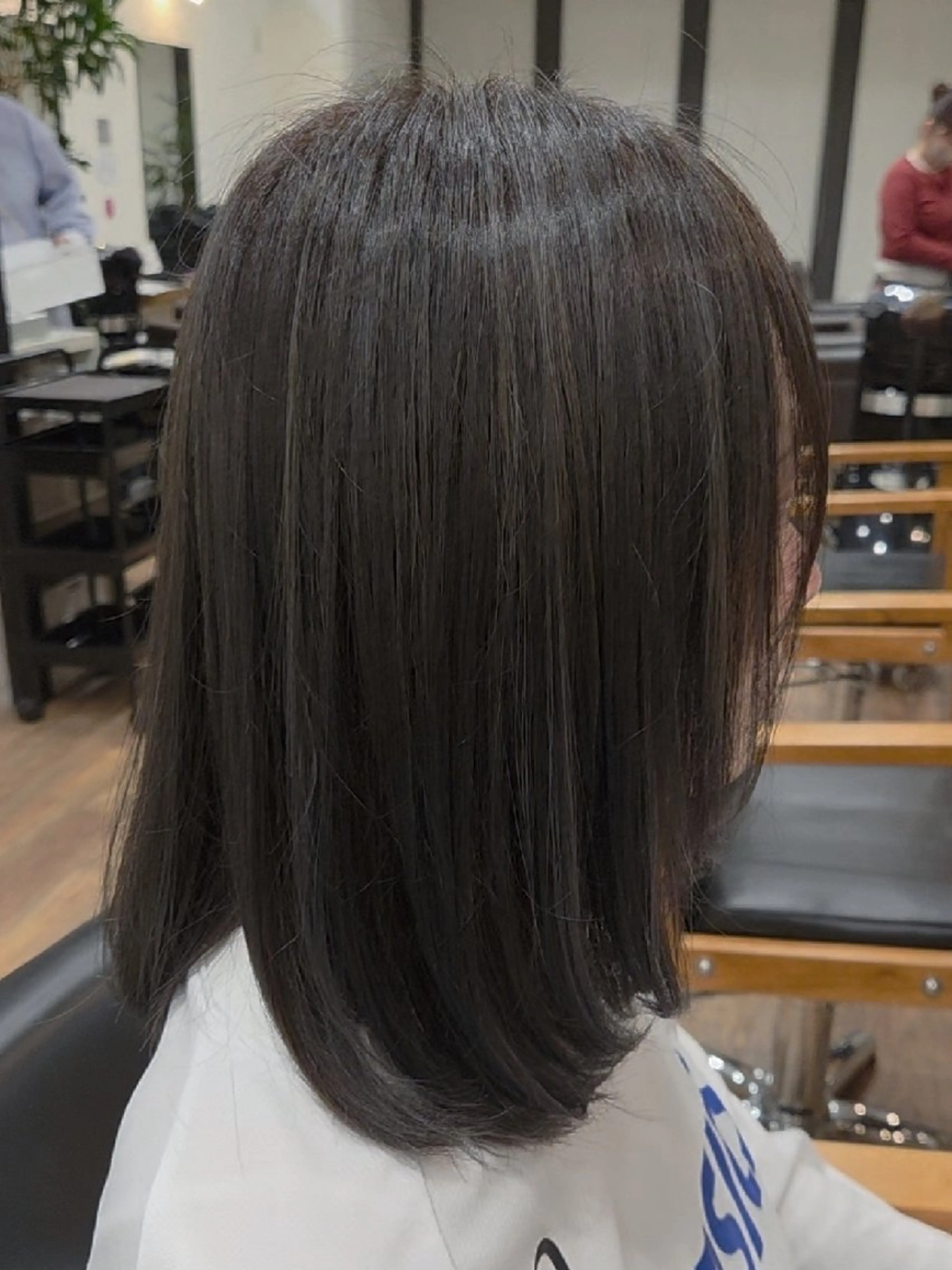ミディアム カラー ヘアカラー 関口 友菜のヘアスタイル