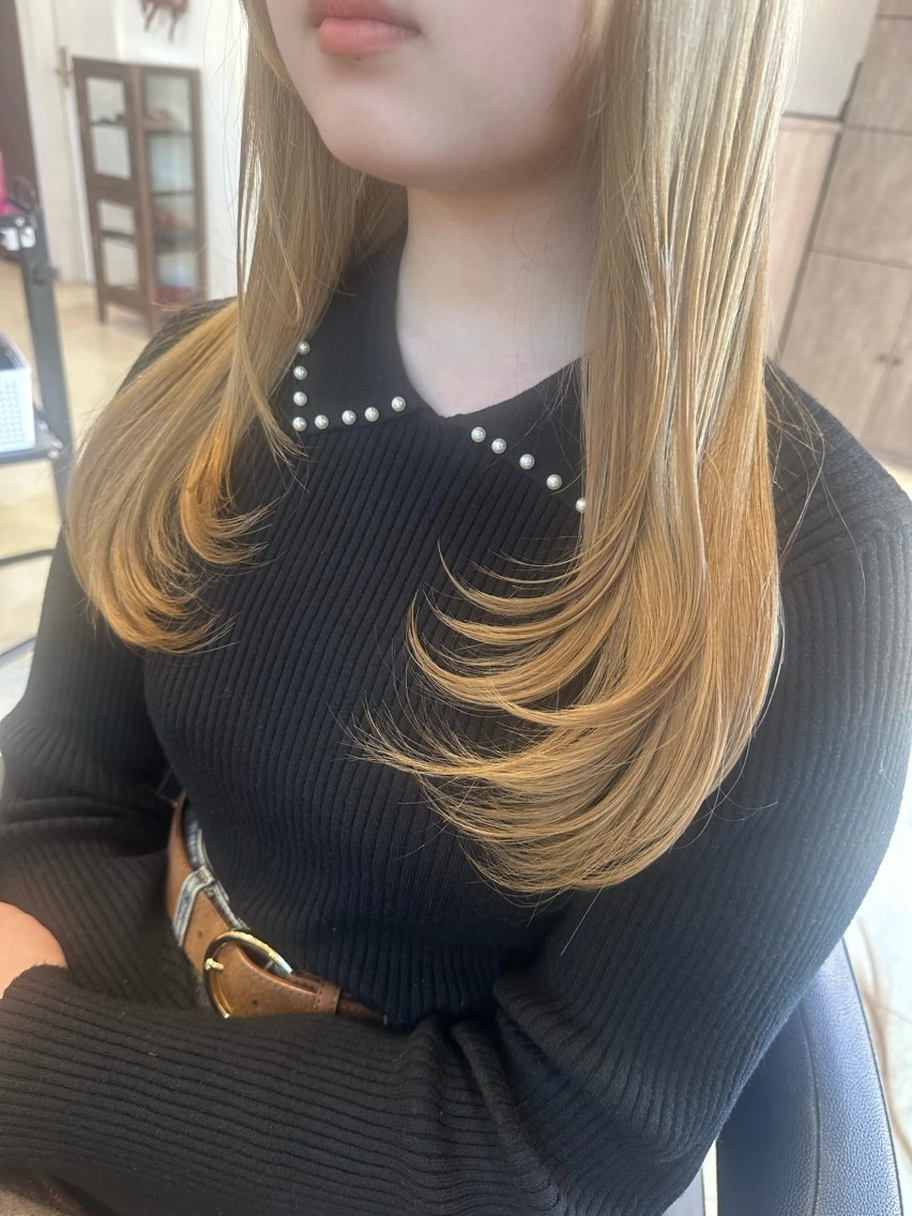 カット ロングレイヤー style(無料)+水素トリートメント4STEPメニューの写真